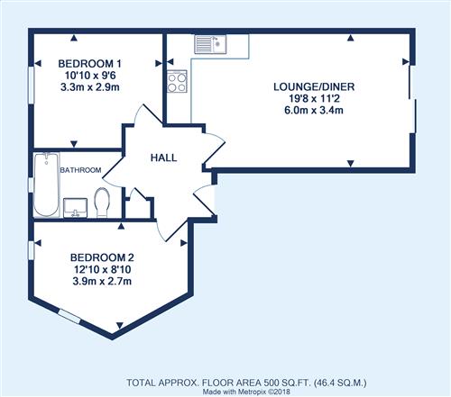 2 Bedrooms Flat to rent in Goodhind Street, Easton, Bristol BS5