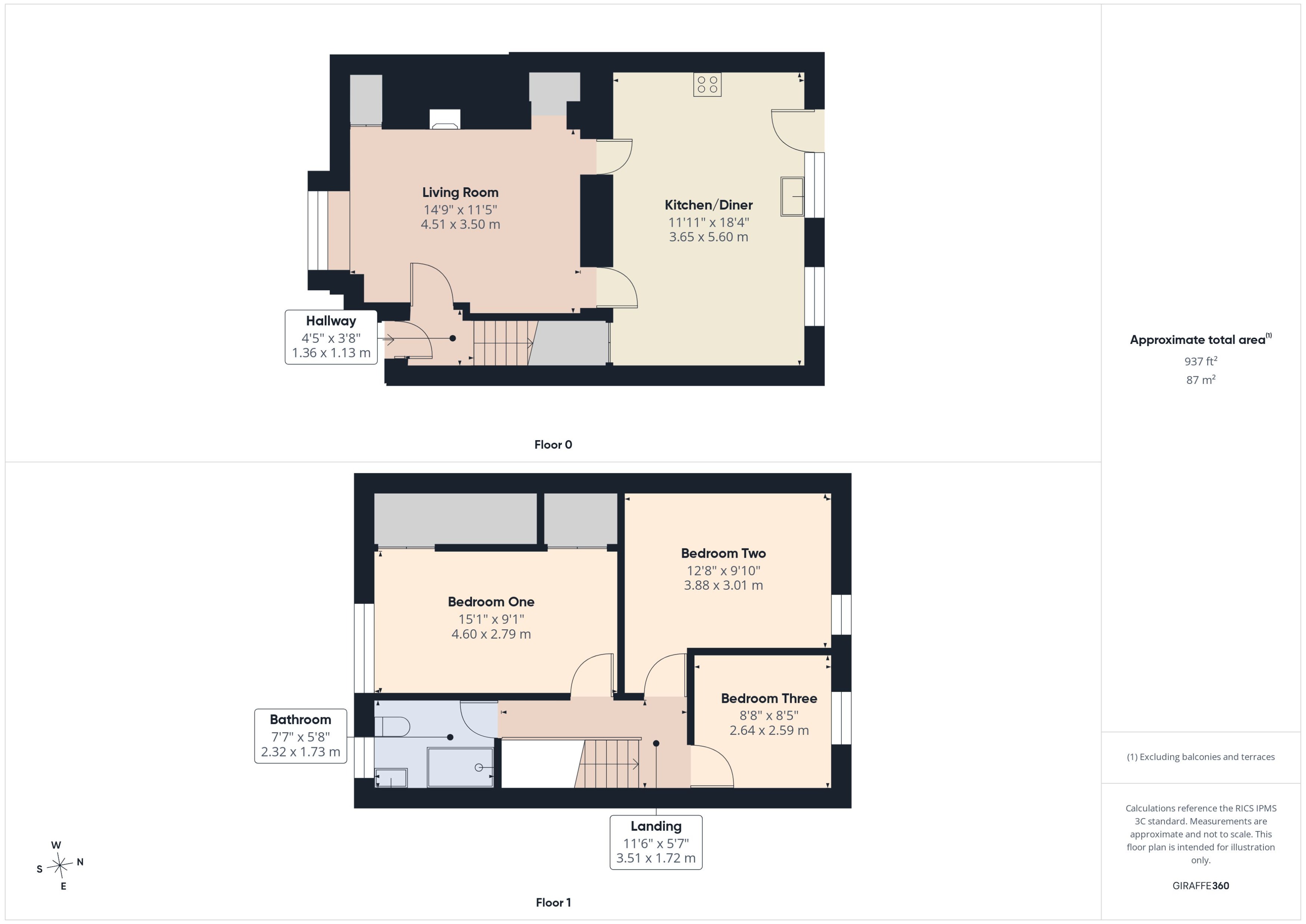 76, The Street, Ashford floorplan