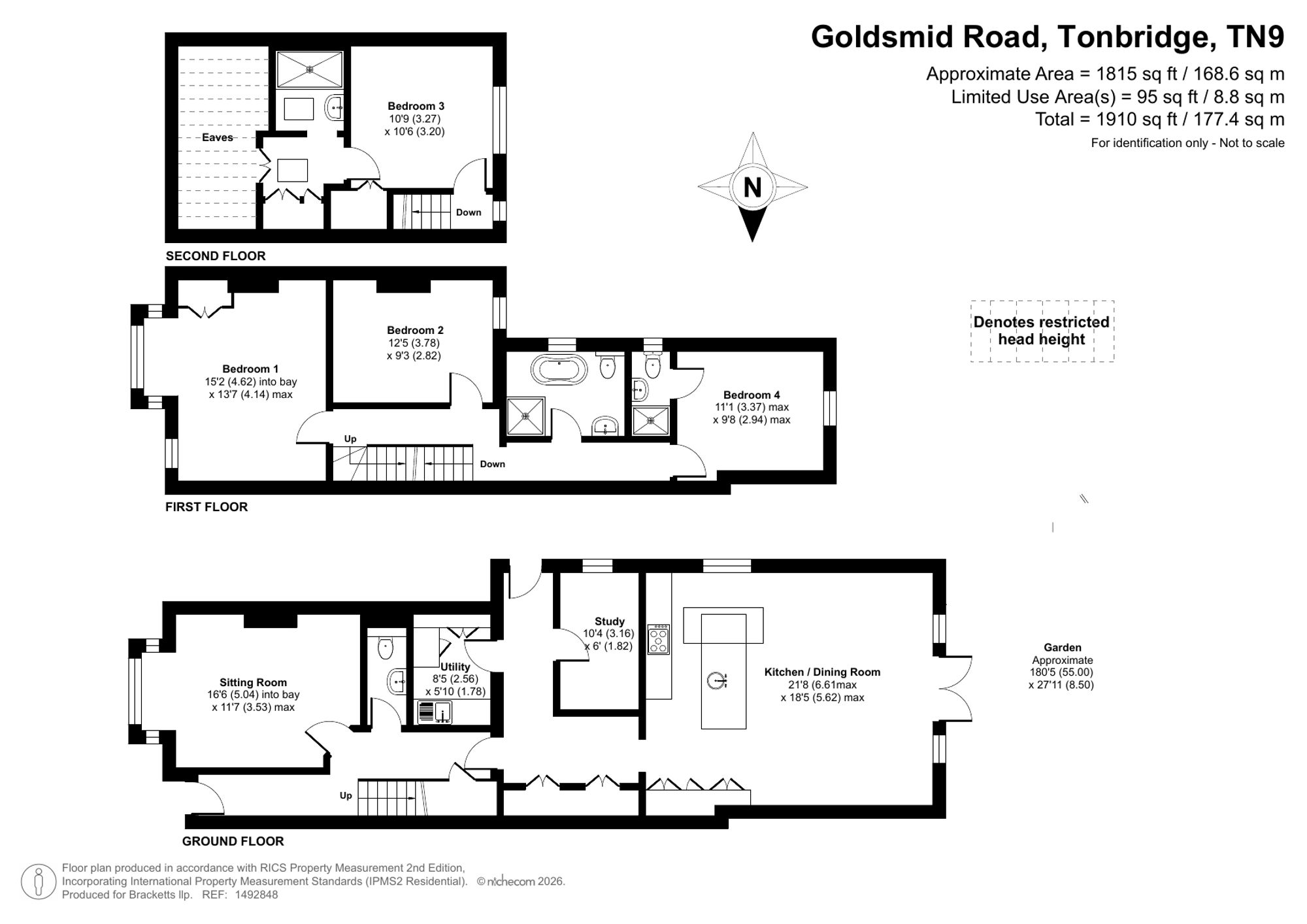 55 Goldsmid Road, Tonbridge floorplan