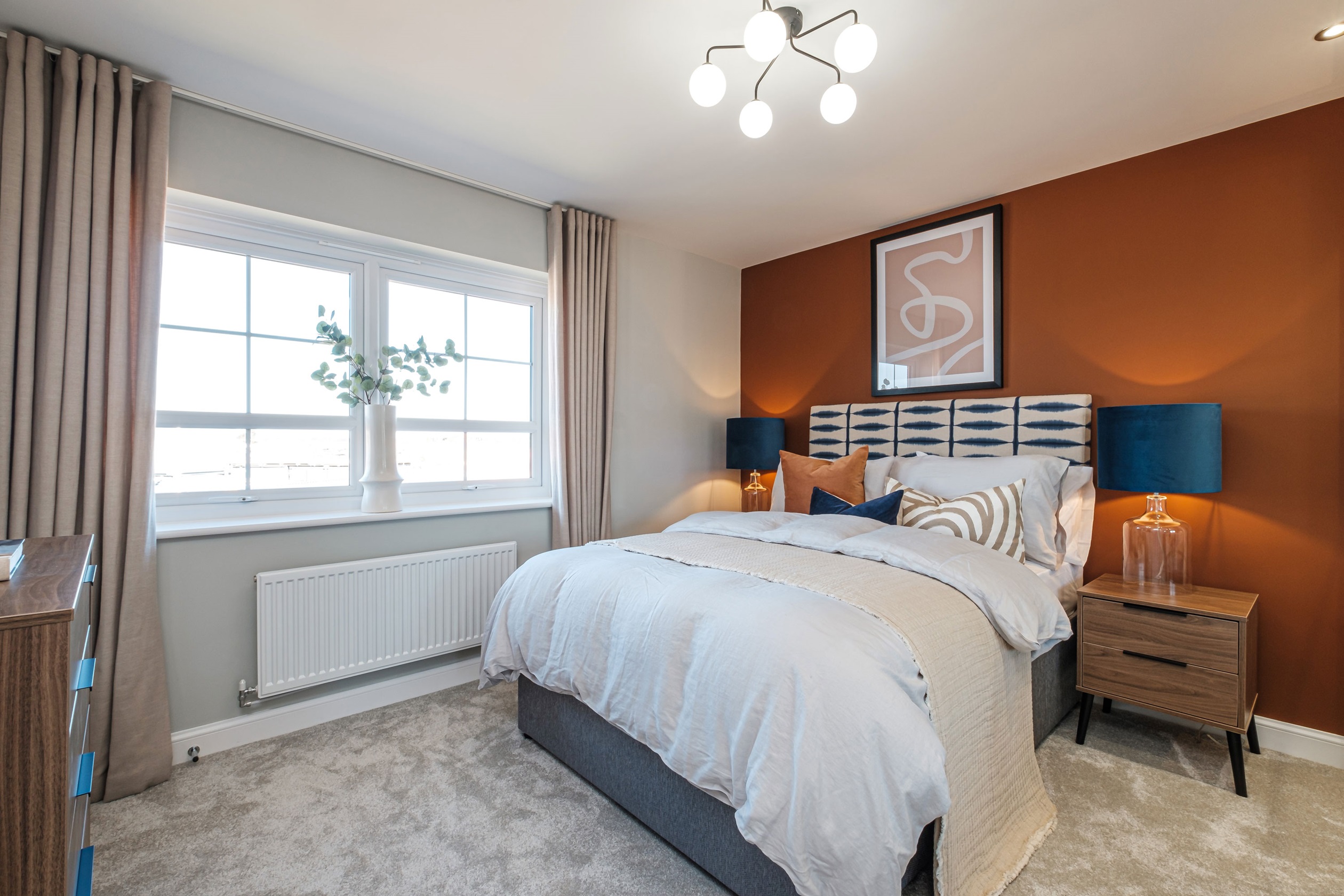 Property 3 of 6. Interior View Of The Main Bedroom In Our 2 Bed Roseberry Home
