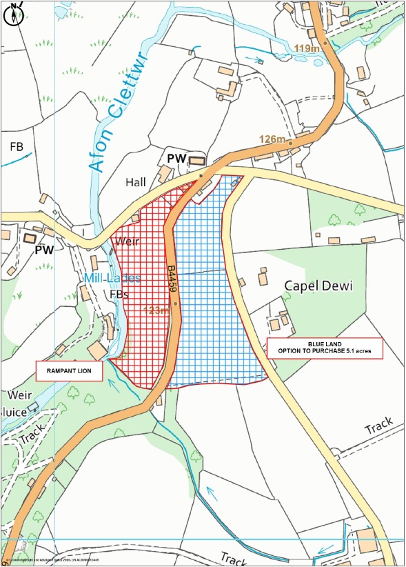 Rampant Lion, Capel Dewi, Llandysul floorplan