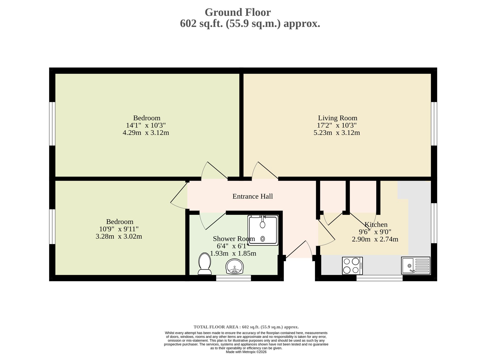 1 Patricia Close, Lowestoft floorplan