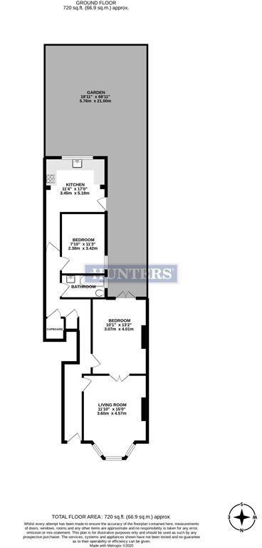 88, Maygrove Road, West Hampstead floorplan
