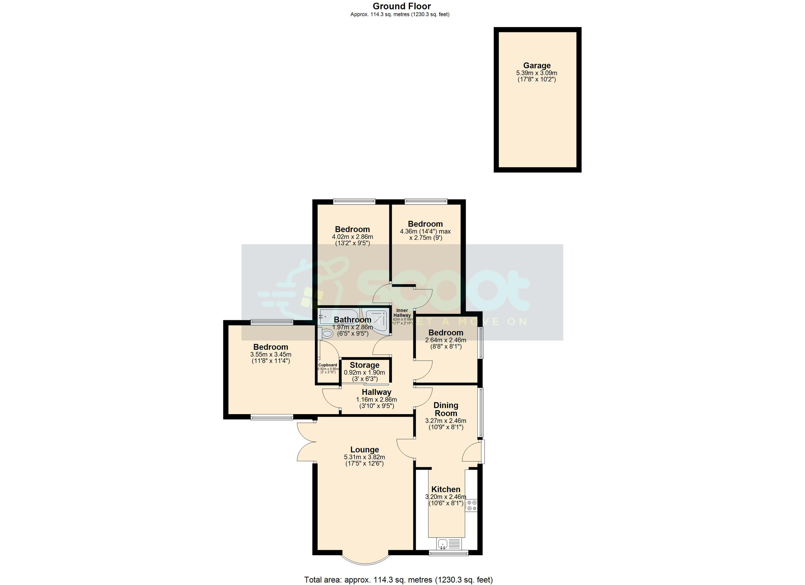 9 Dovecote Gardens, Goole floorplan