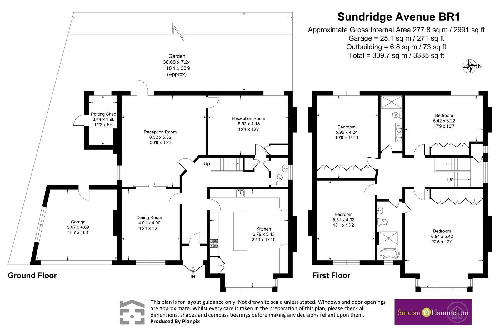9, Sundridge Avenue, Bromley floorplan