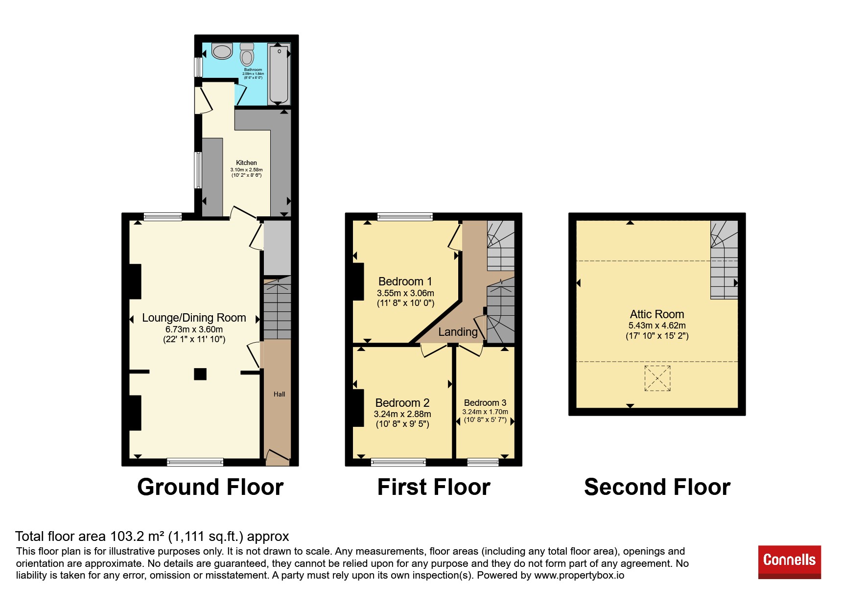 43, Grass Royal, Yeovil floorplan