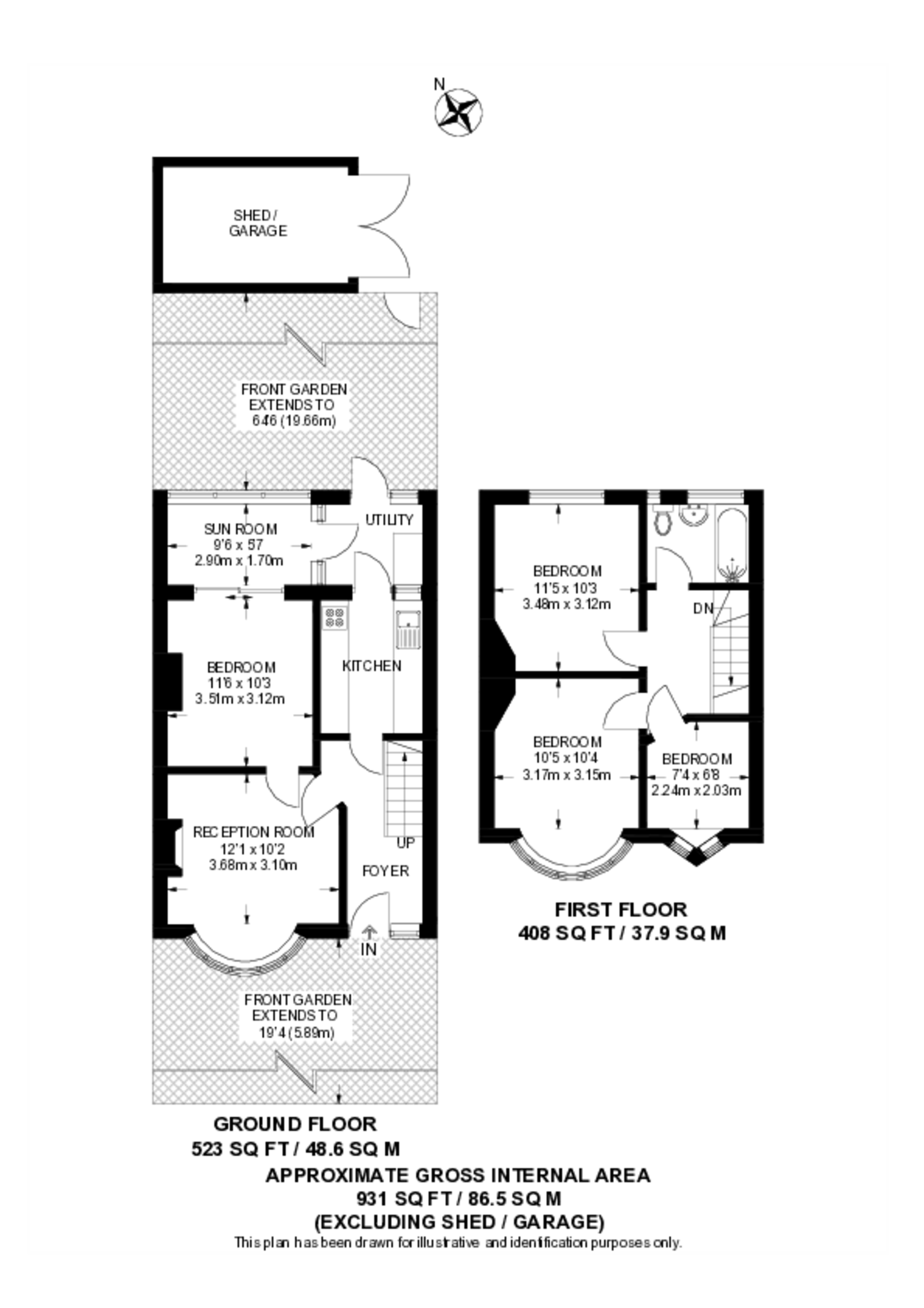 Brookbank Avenue, W7, Hanwell floorplan