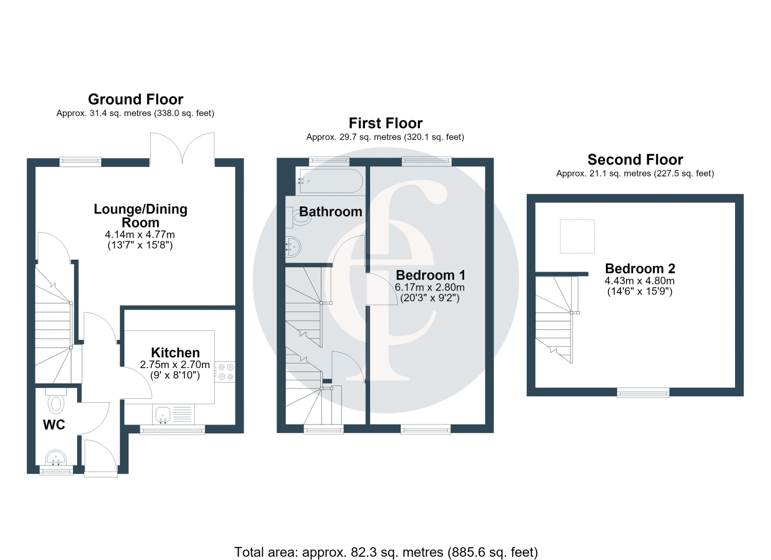 21, Otters Holt Bishopton, Stratford-Upon-Avon floorplan