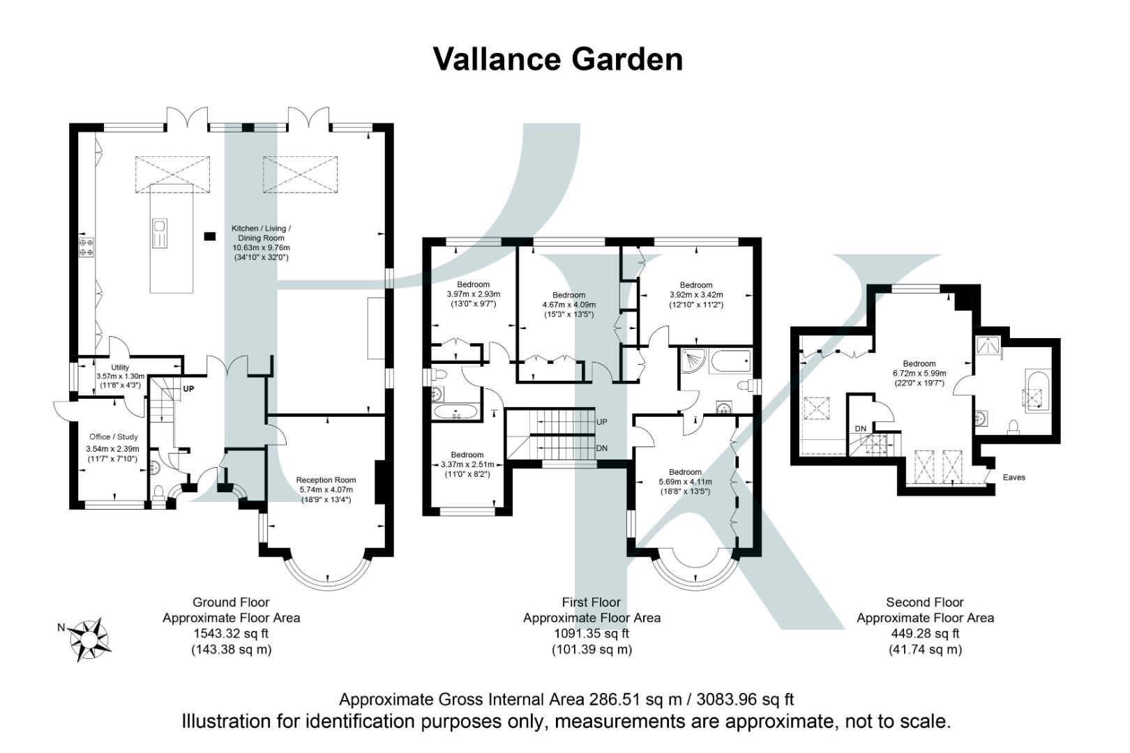 24, Vallance Gardens, Hove floorplan
