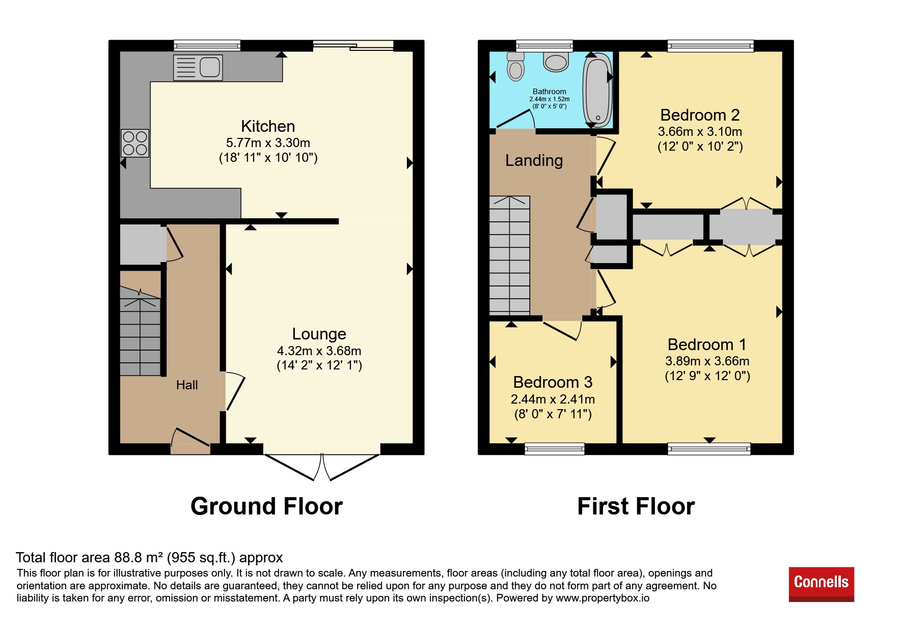 34, Linden Lea, Watford floorplan