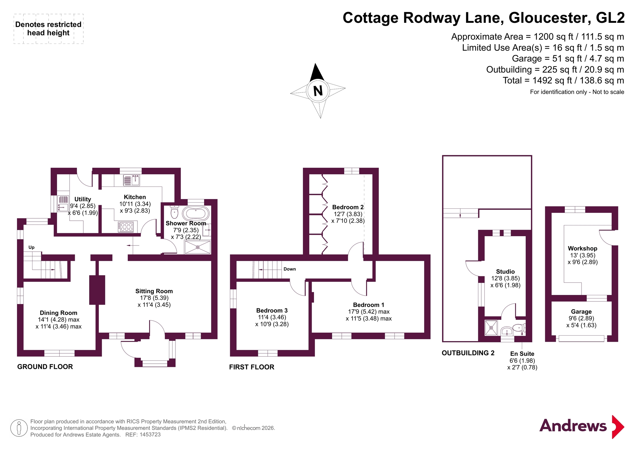 Industrial Cottage,, Rodway Lane, Gloucester floorplan