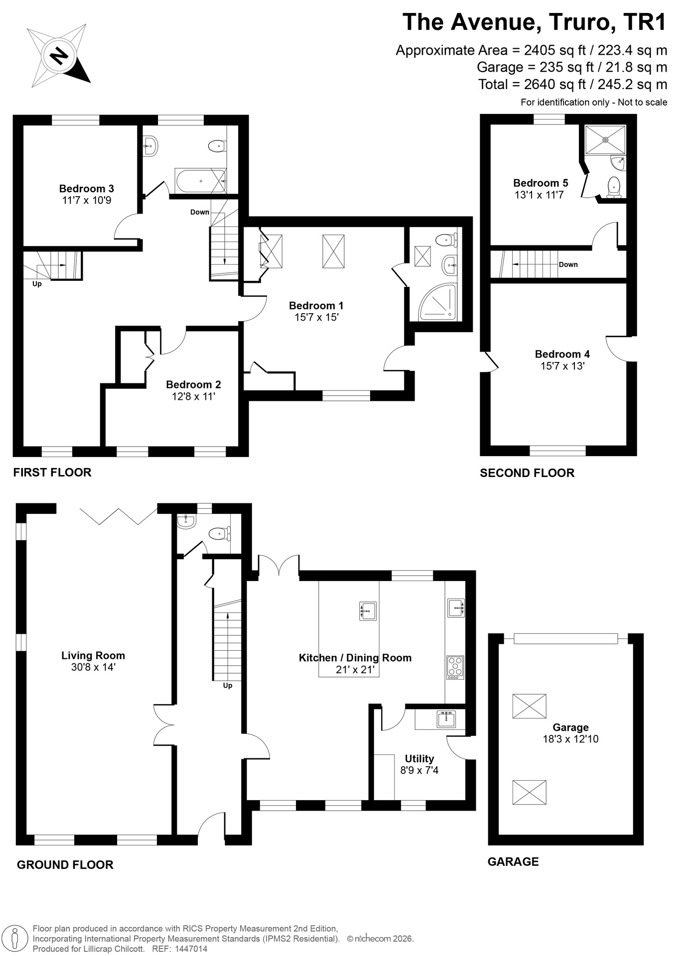 Eldon House, Truro floorplan