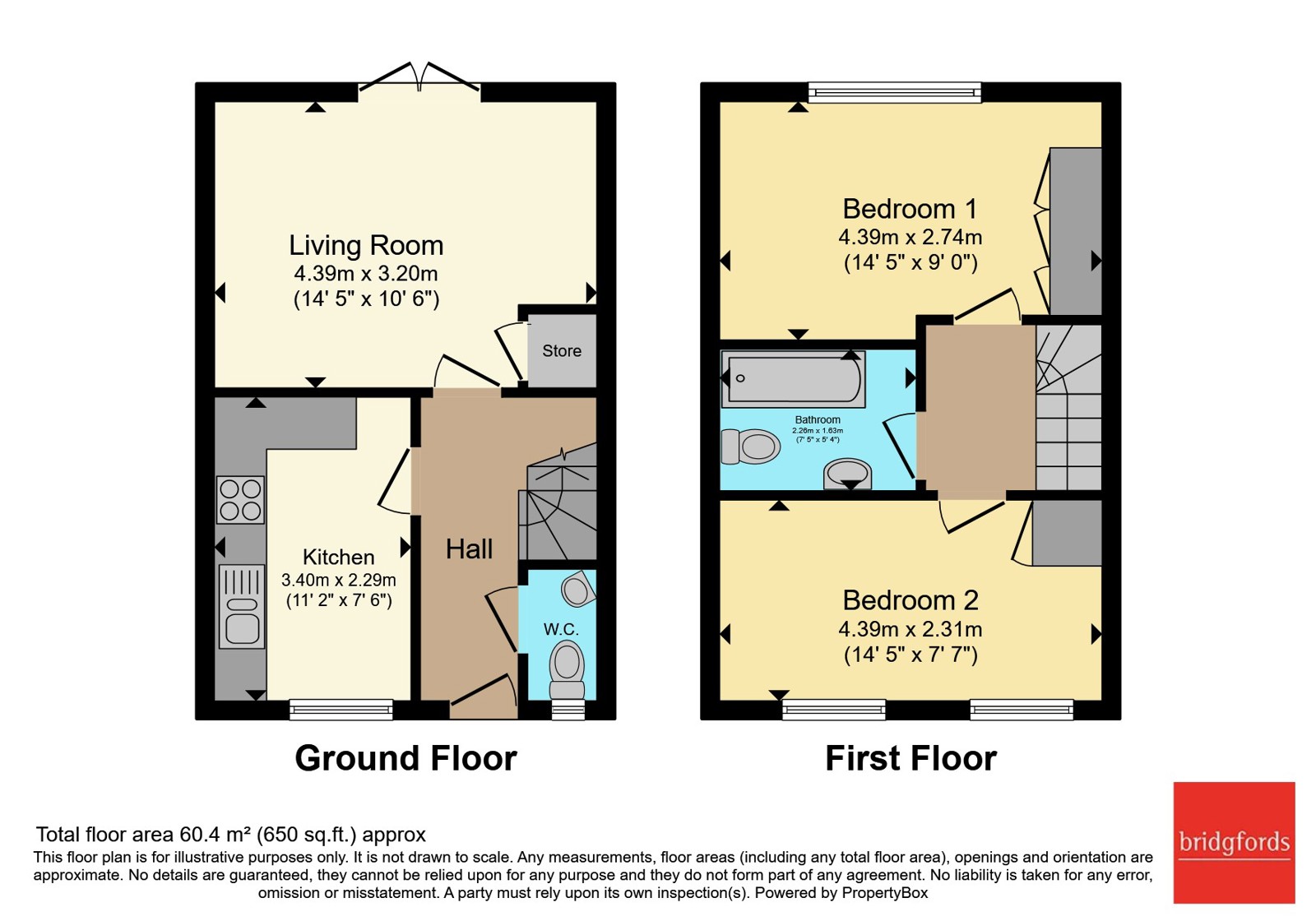 5, Oldwood Close, County Durham floorplan