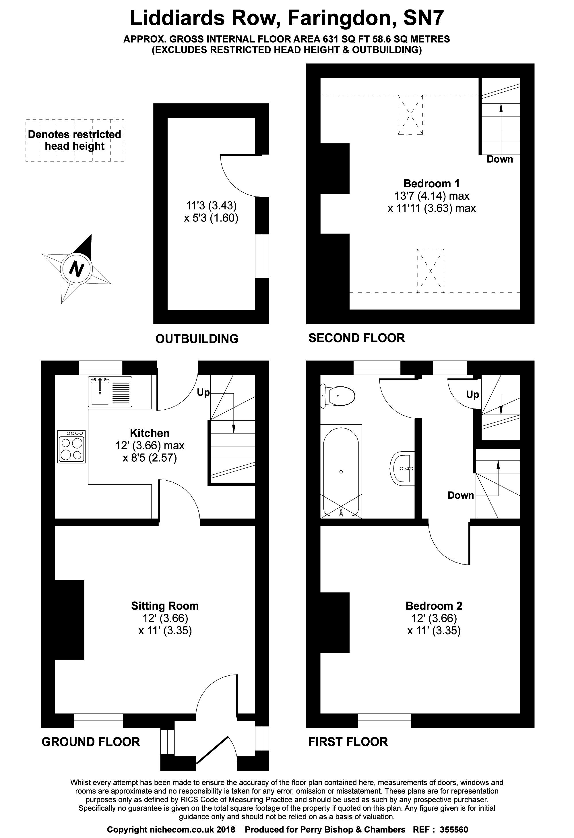 2 Bedrooms Cottage for sale in Liddiards Row, Faringdon SN7