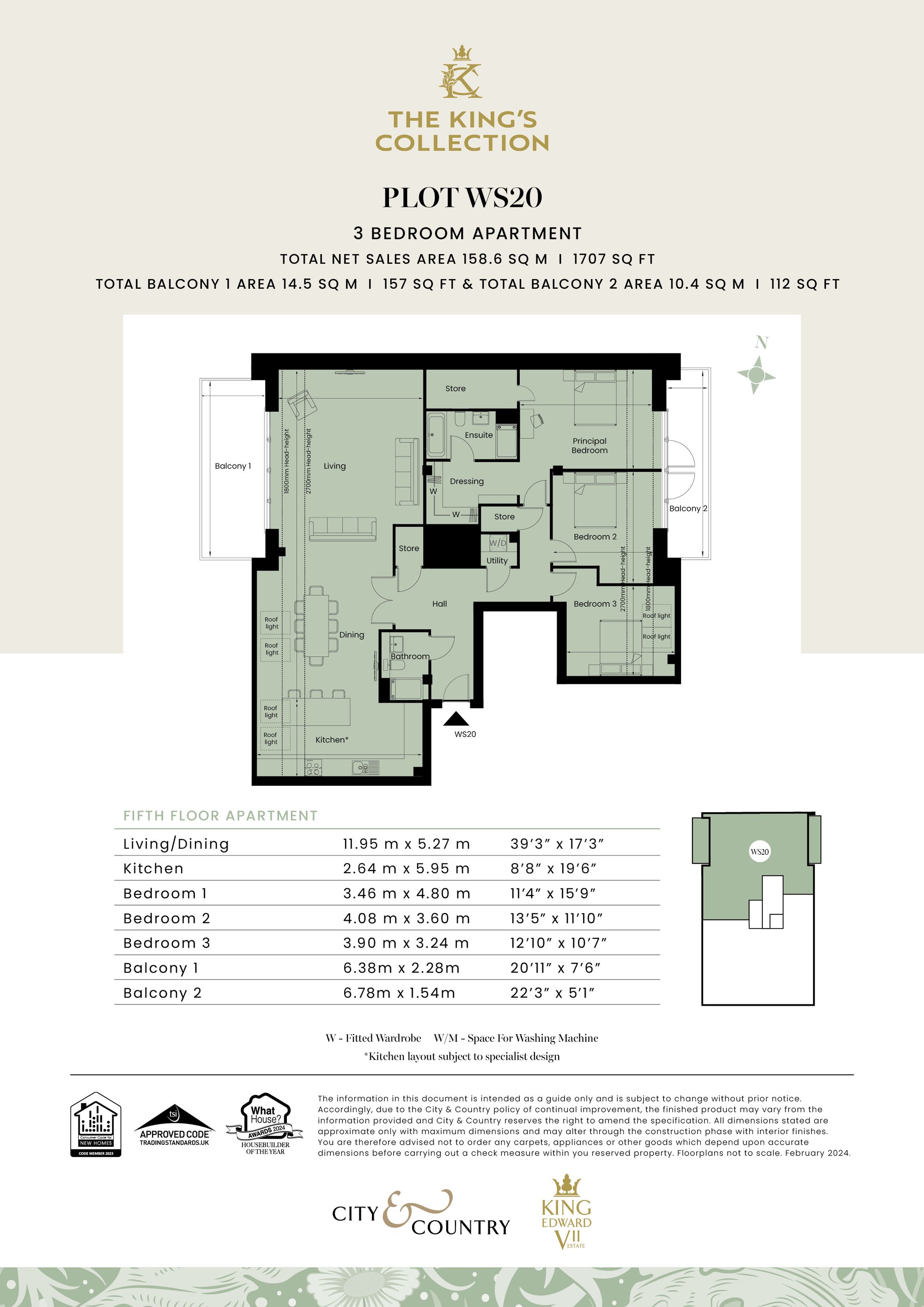 WS20 Imperial House Kings Drive, Midhurst floorplan