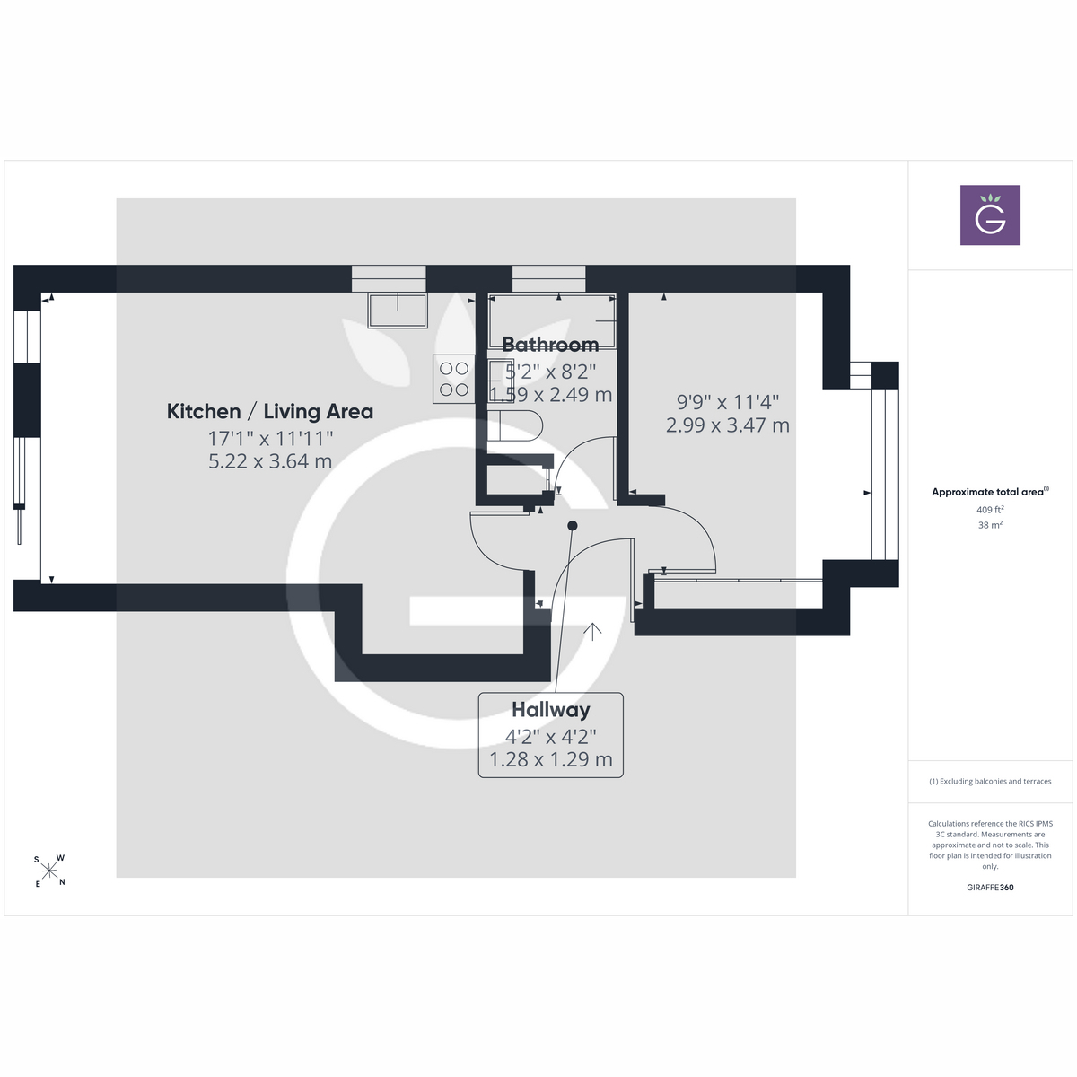 25a, Pennfields, Reading floorplan
