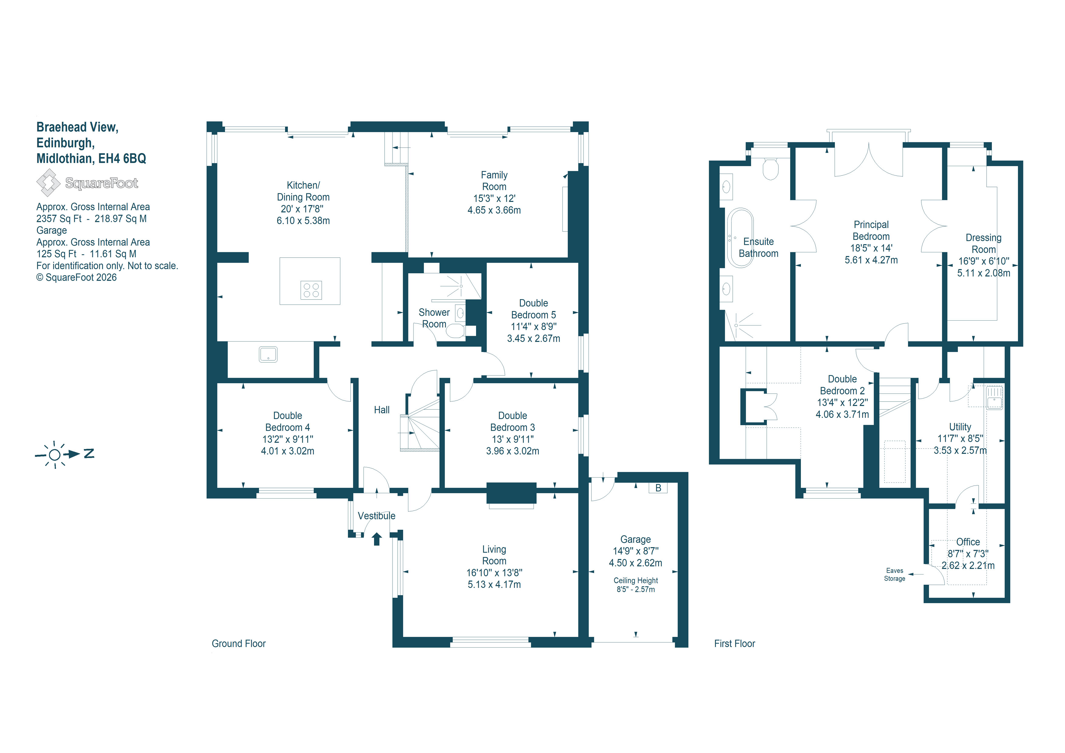 2, Braehead View, Edinburgh floorplan