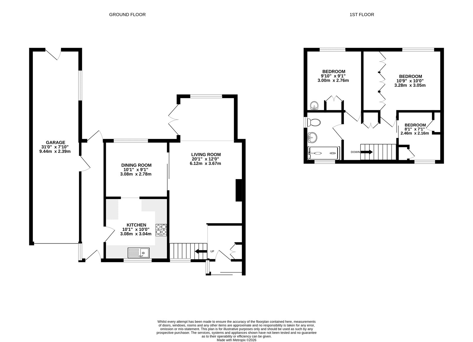 9, Oak Tree View, Surrey floorplan