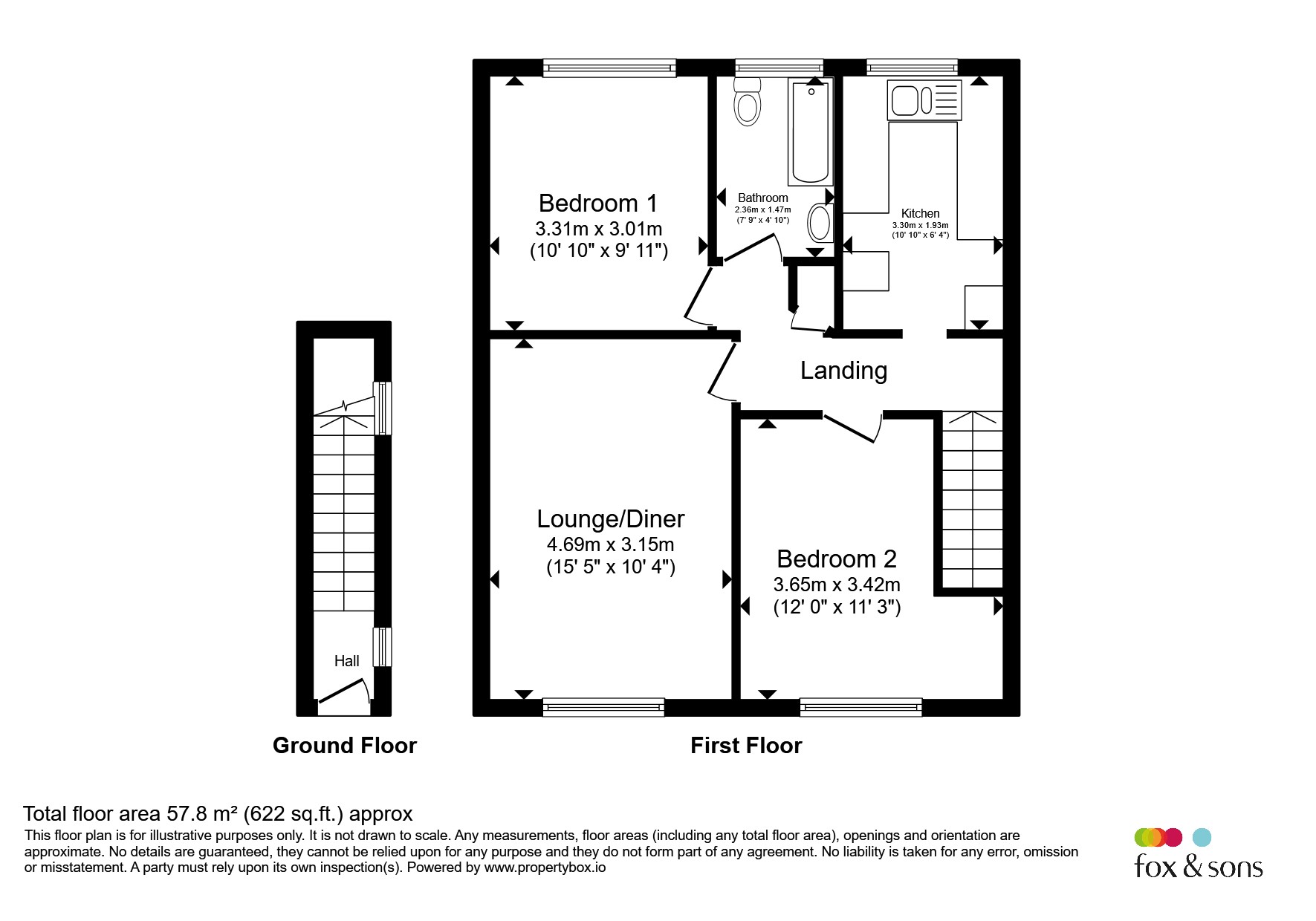 32, Sherborne Way, Southampton floorplan