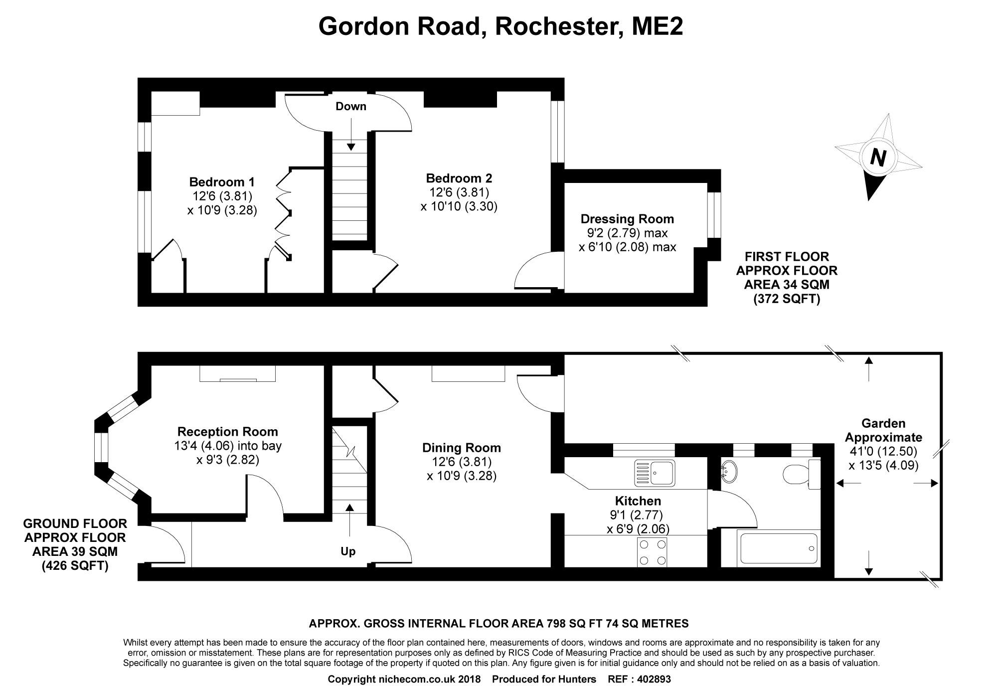 3 Bedrooms Terraced house for sale in Gordon Road, Strood, Rochester ME2