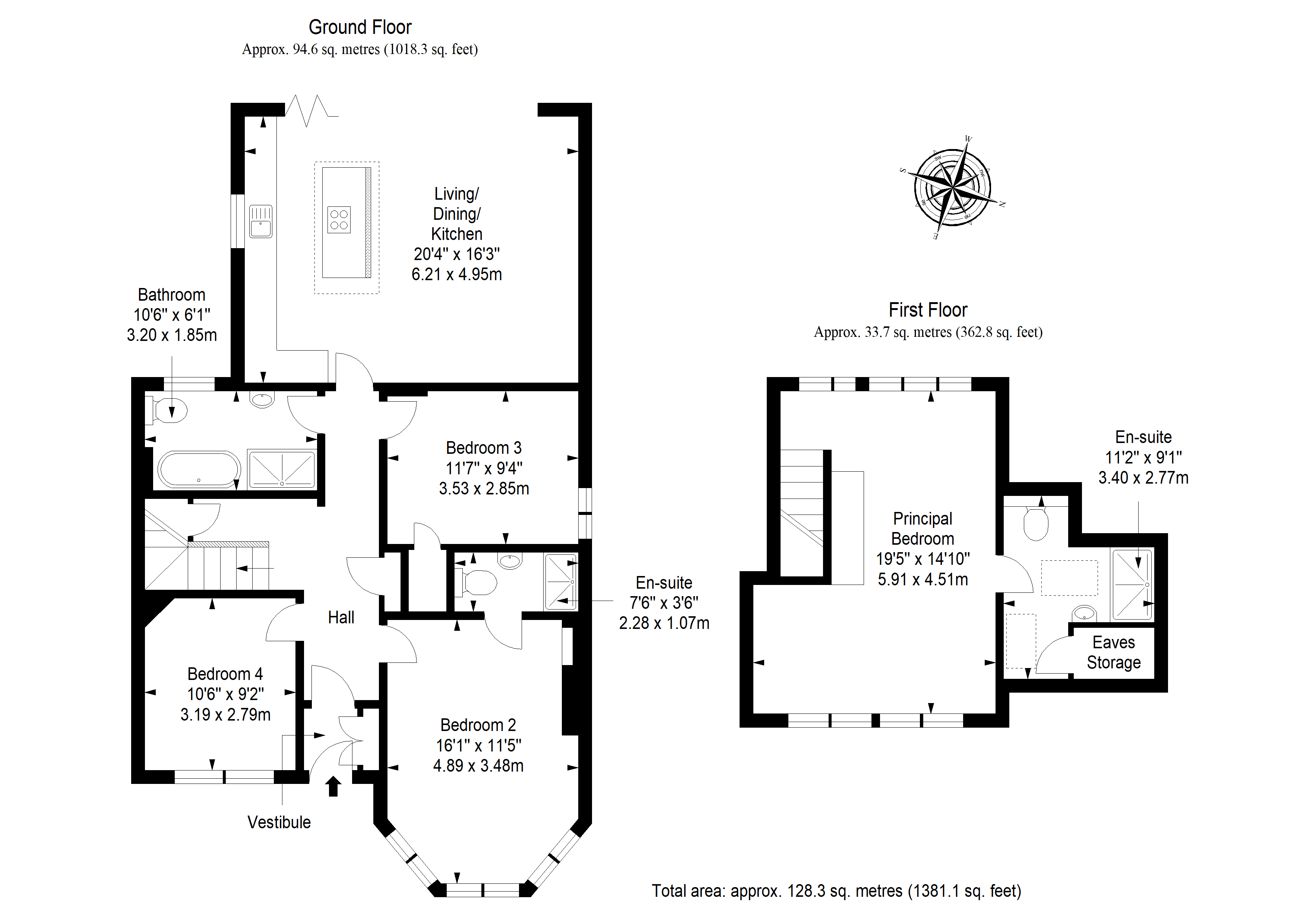 3, Marionville Crescent, Edinburgh floorplan