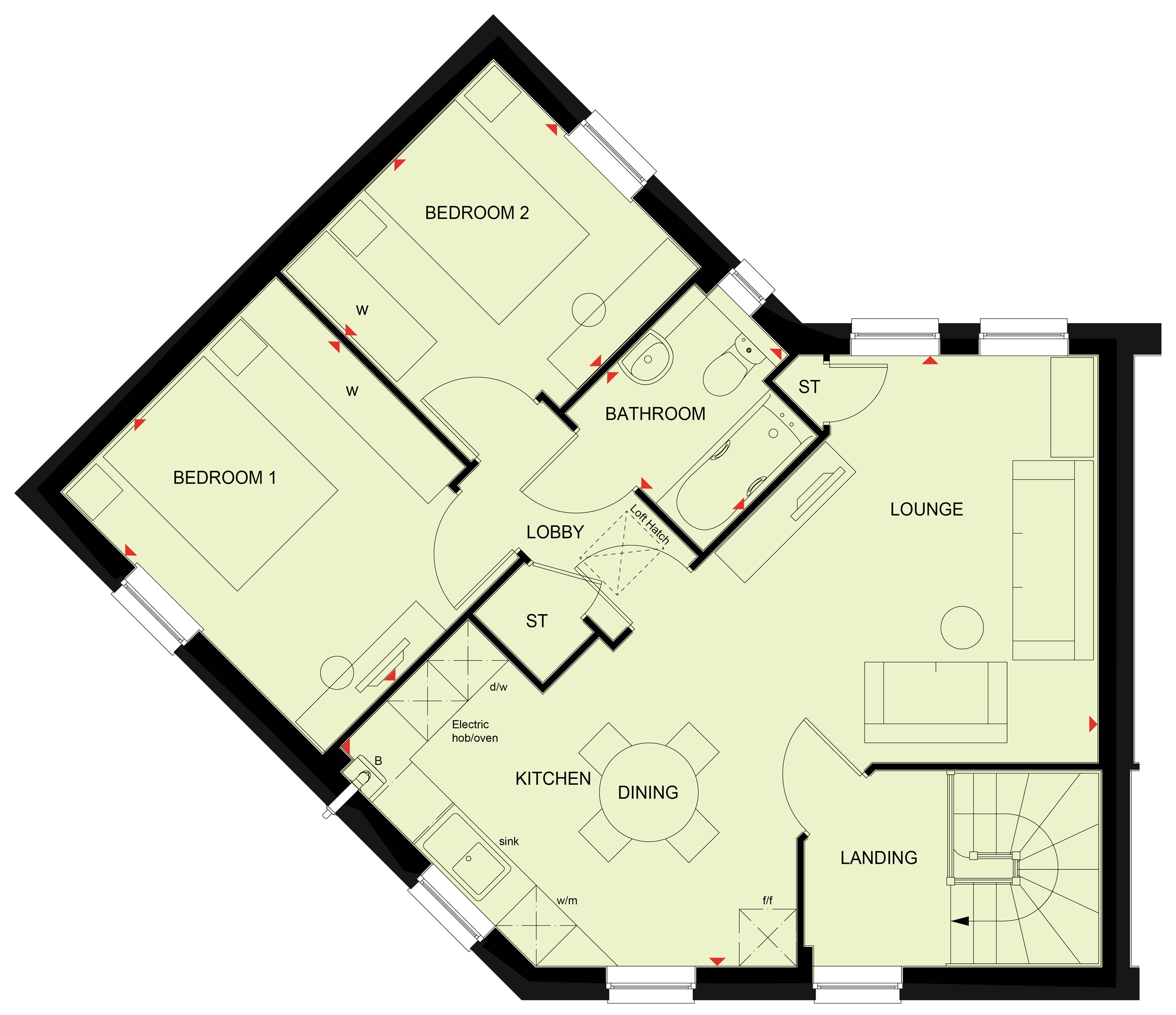 H9344428, Laxford Lane, New Lubbesthorpe, Leicester floorplan