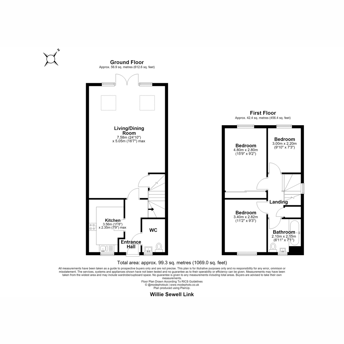 3, Willie Sewell Link, Chelmsford floorplan