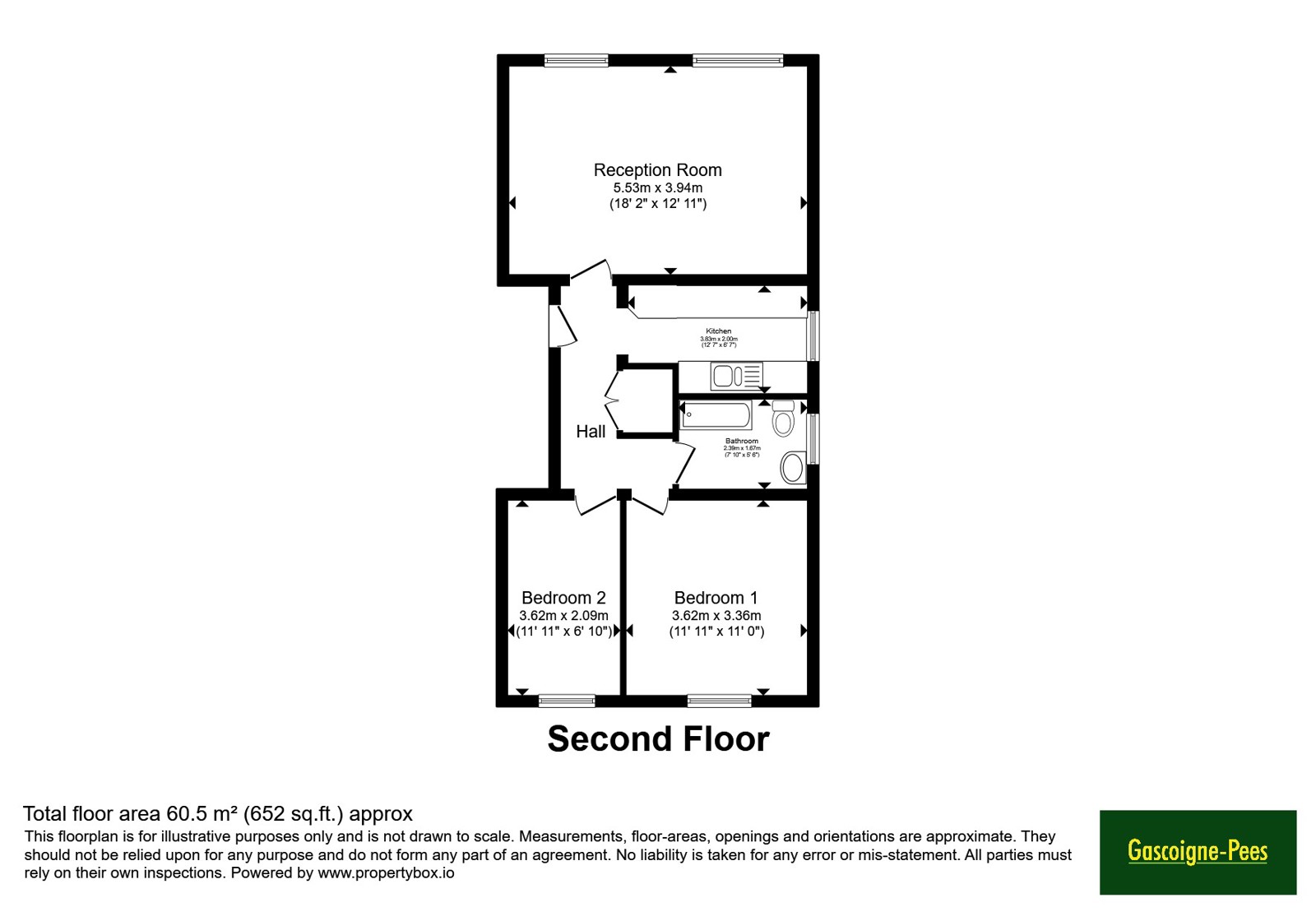 Flat 5, Idmiston House,, Idmiston Road, Worcester Park floorplan