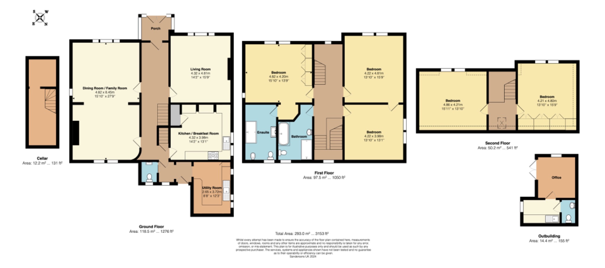 Beacon House, Udimore Road, Rye floorplan