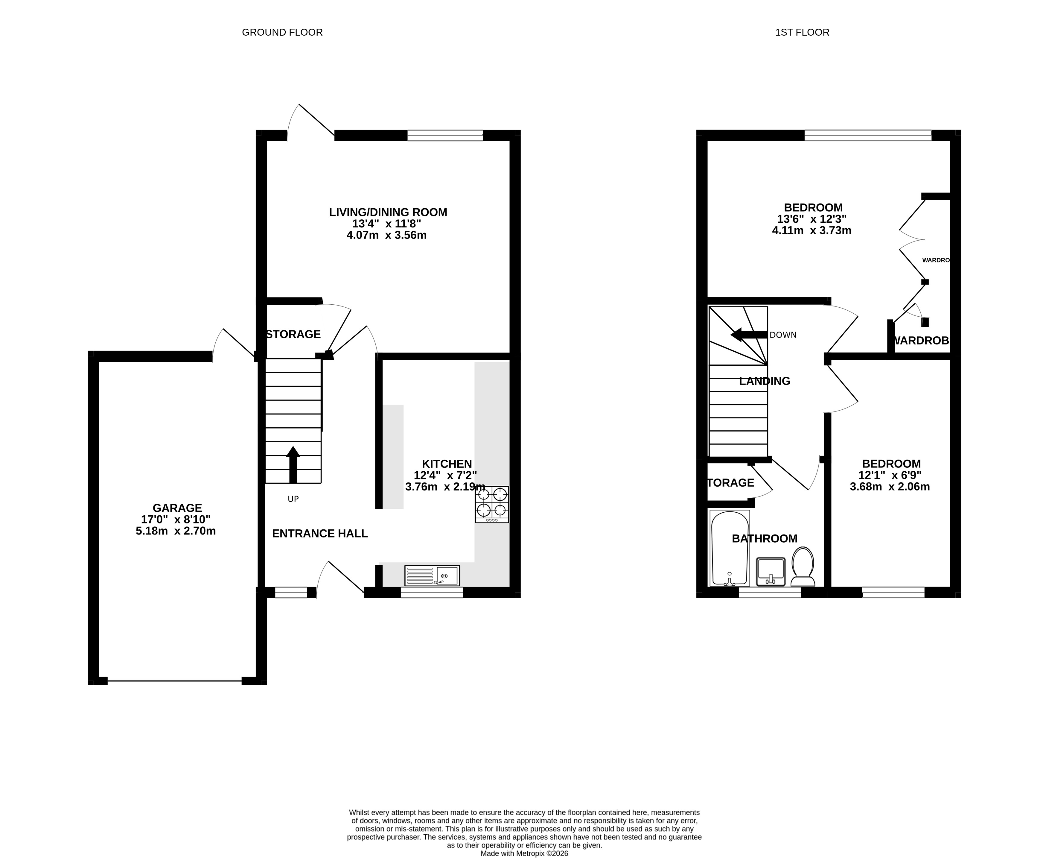 86, Sandringham Way, Camberley floorplan