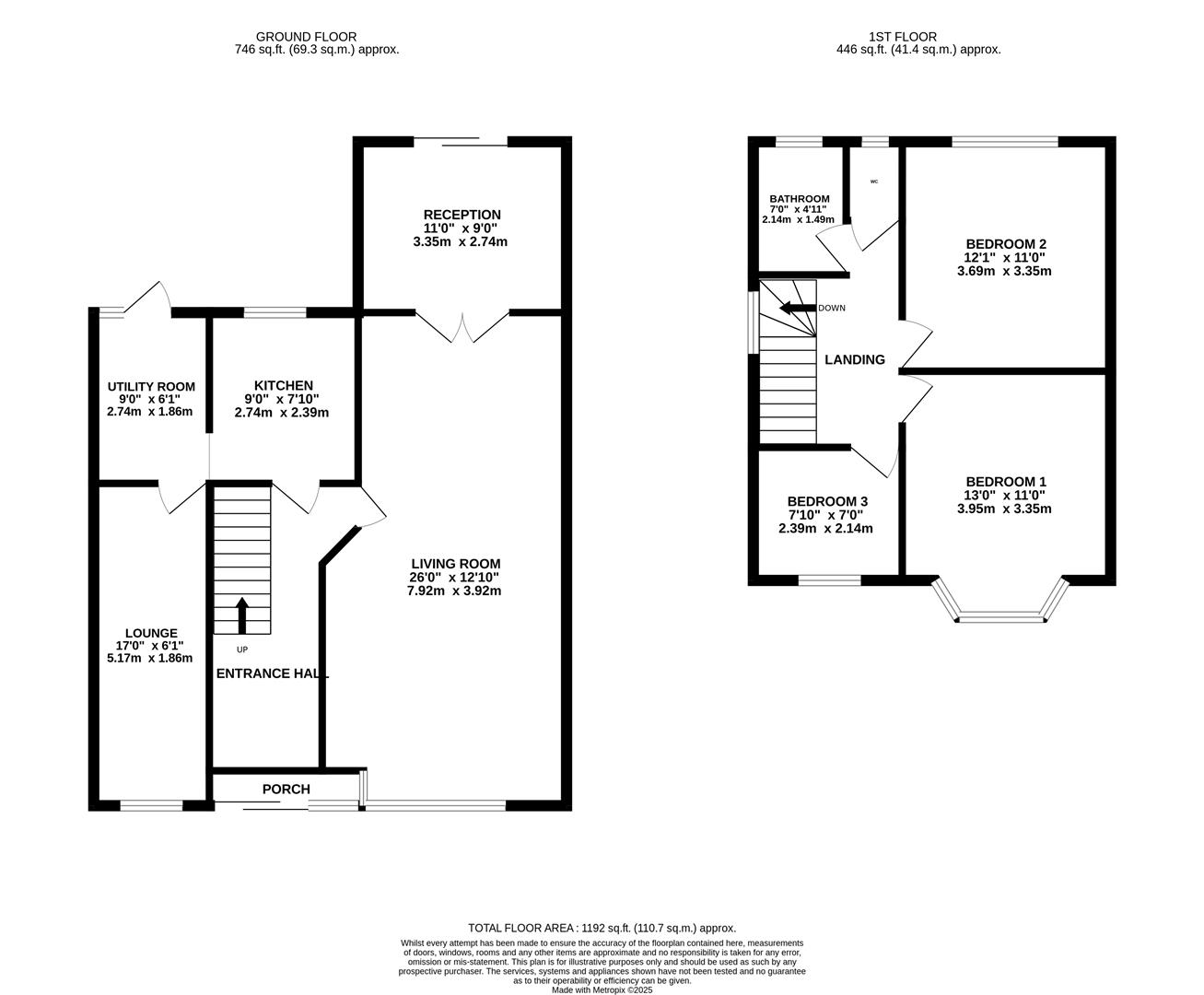 48, Watersfield Way, Edgware floorplan