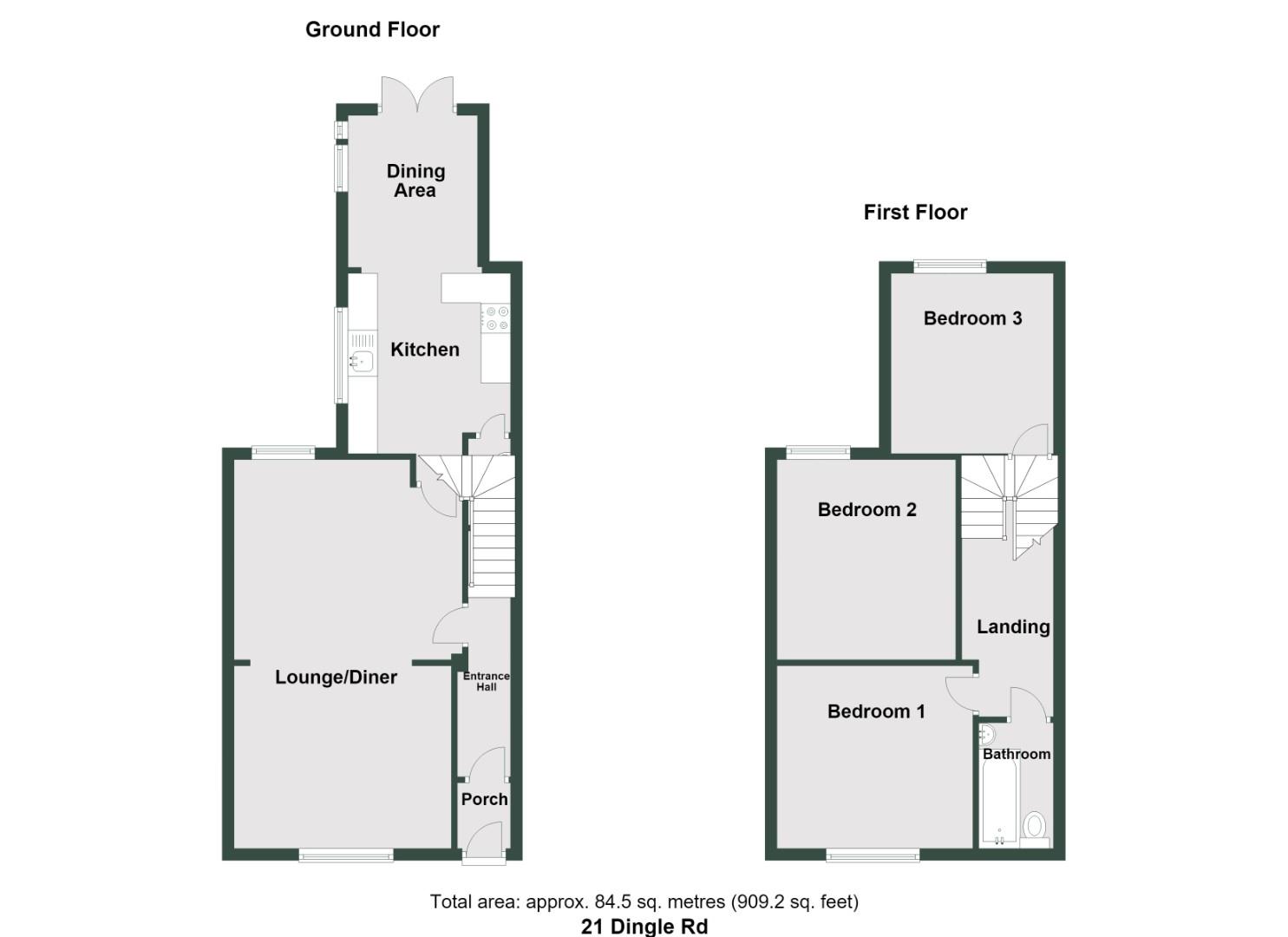 21, Dingle Road, Penarth floorplan