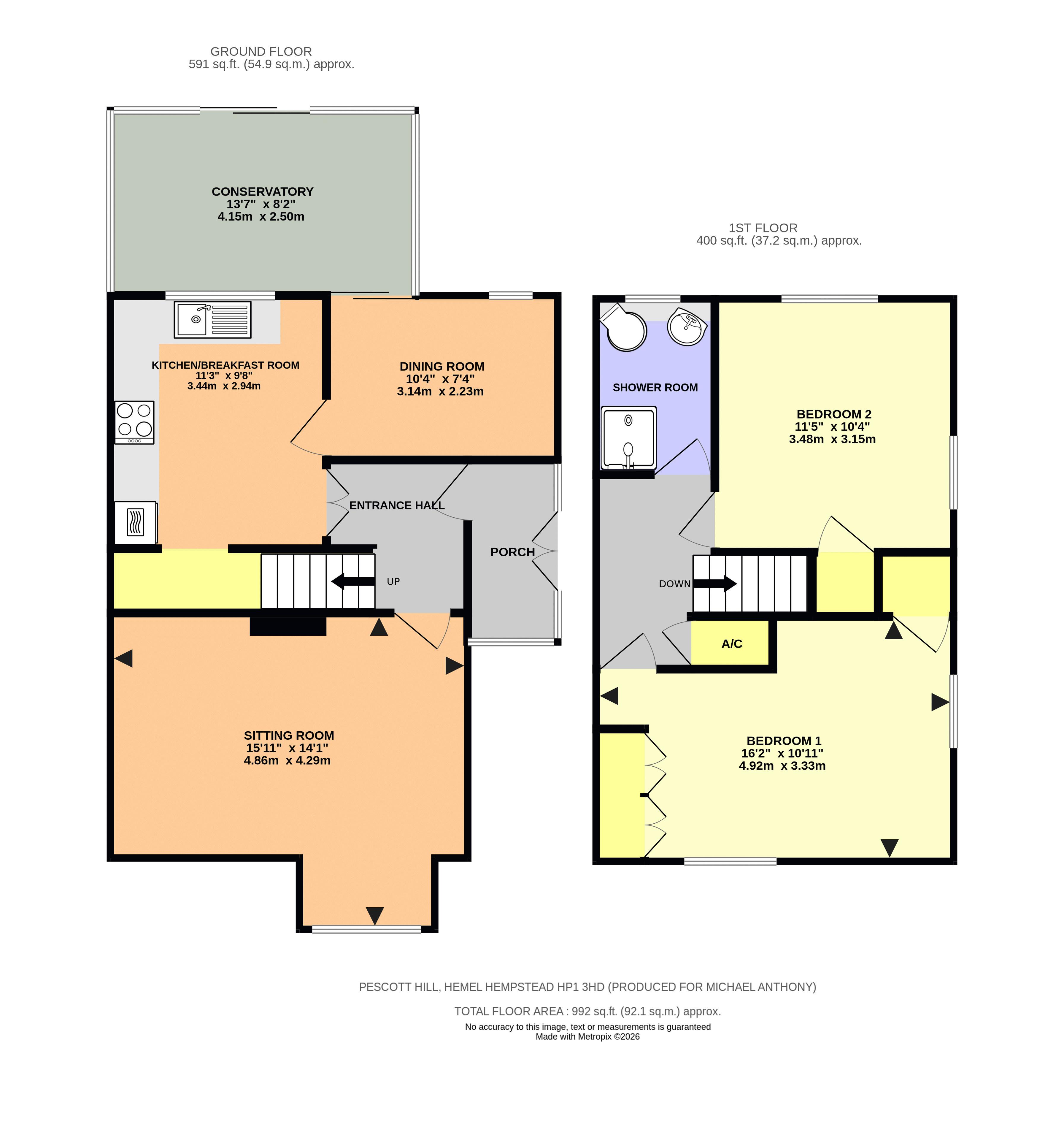 13, Pescot Hill, Hemel Hempstead floorplan