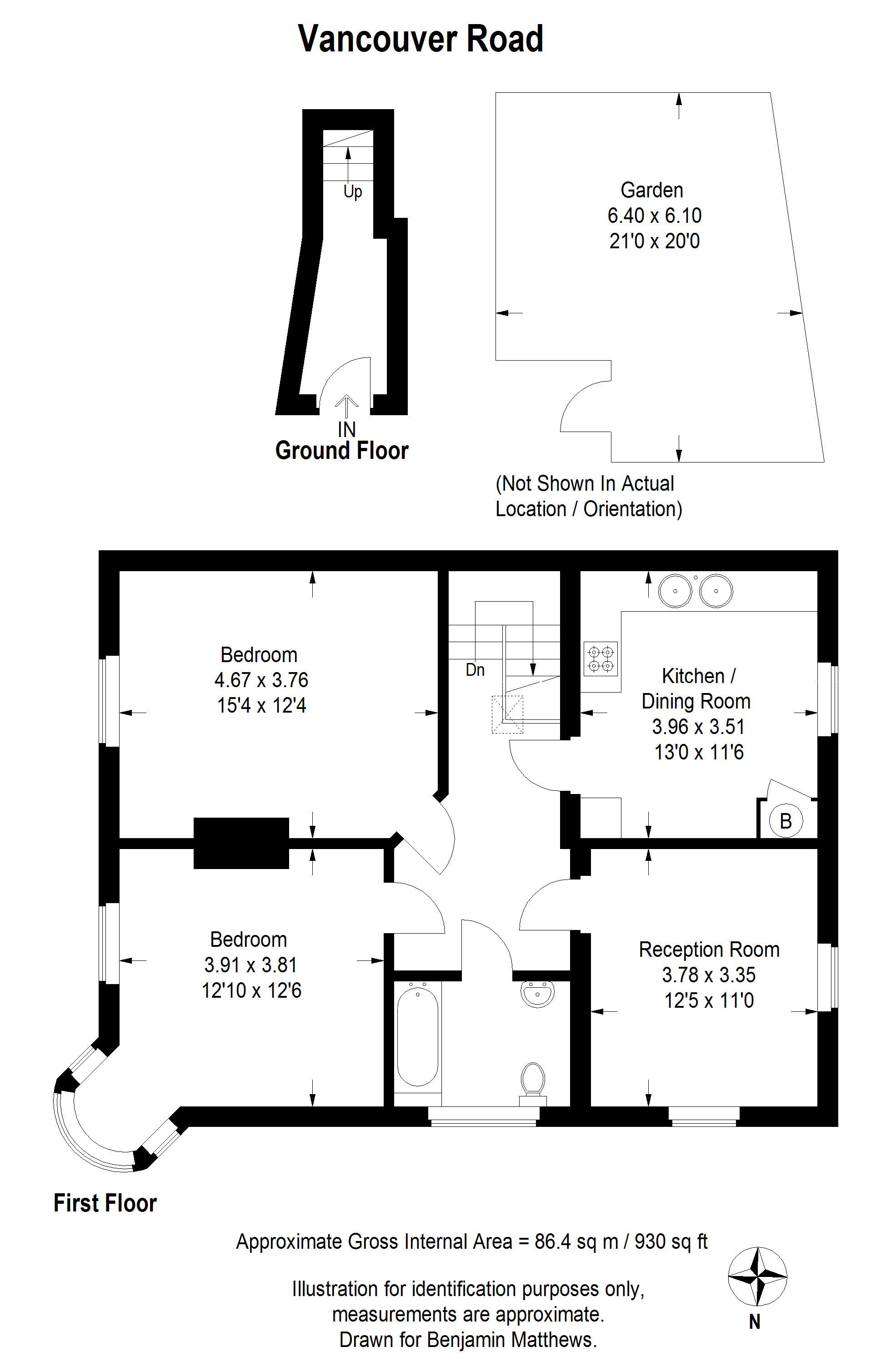 51a, Vancouver Road, London floorplan