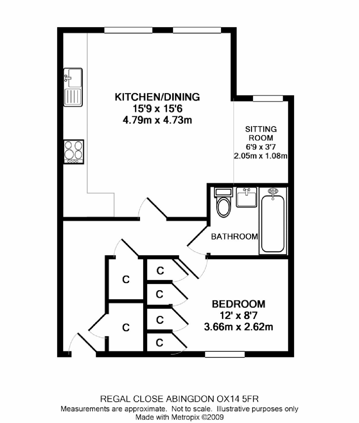 11, Regal Close, Abingdon floorplan