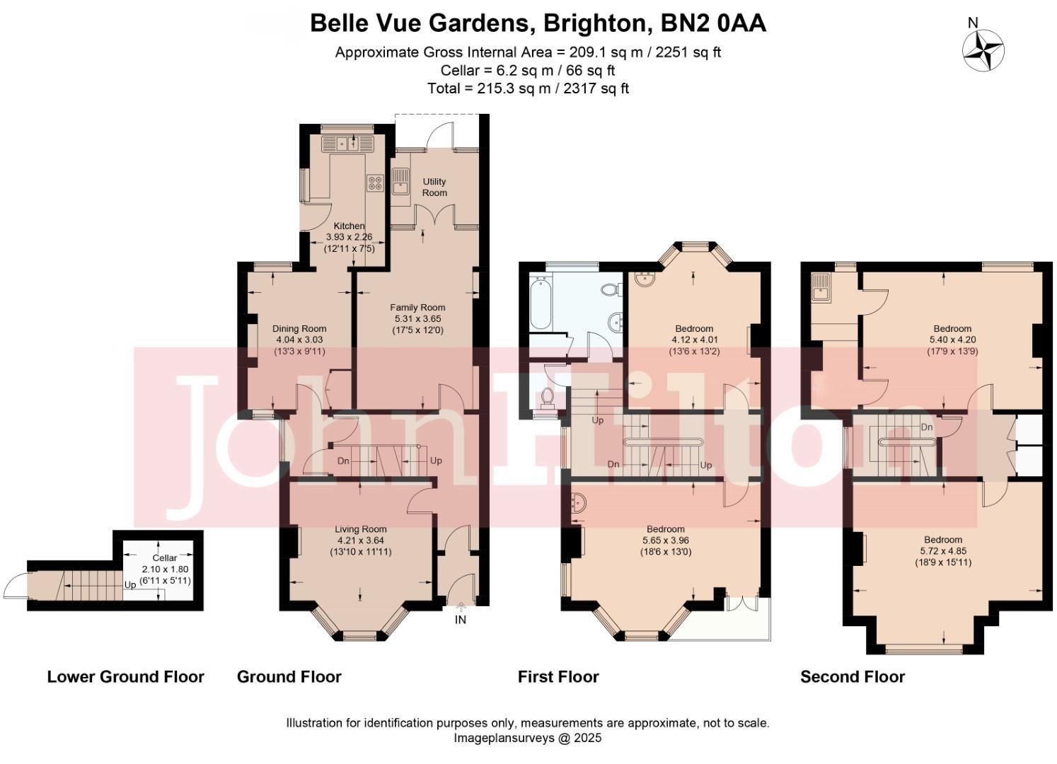 3, Belle Vue Gardens, Brighton floorplan
