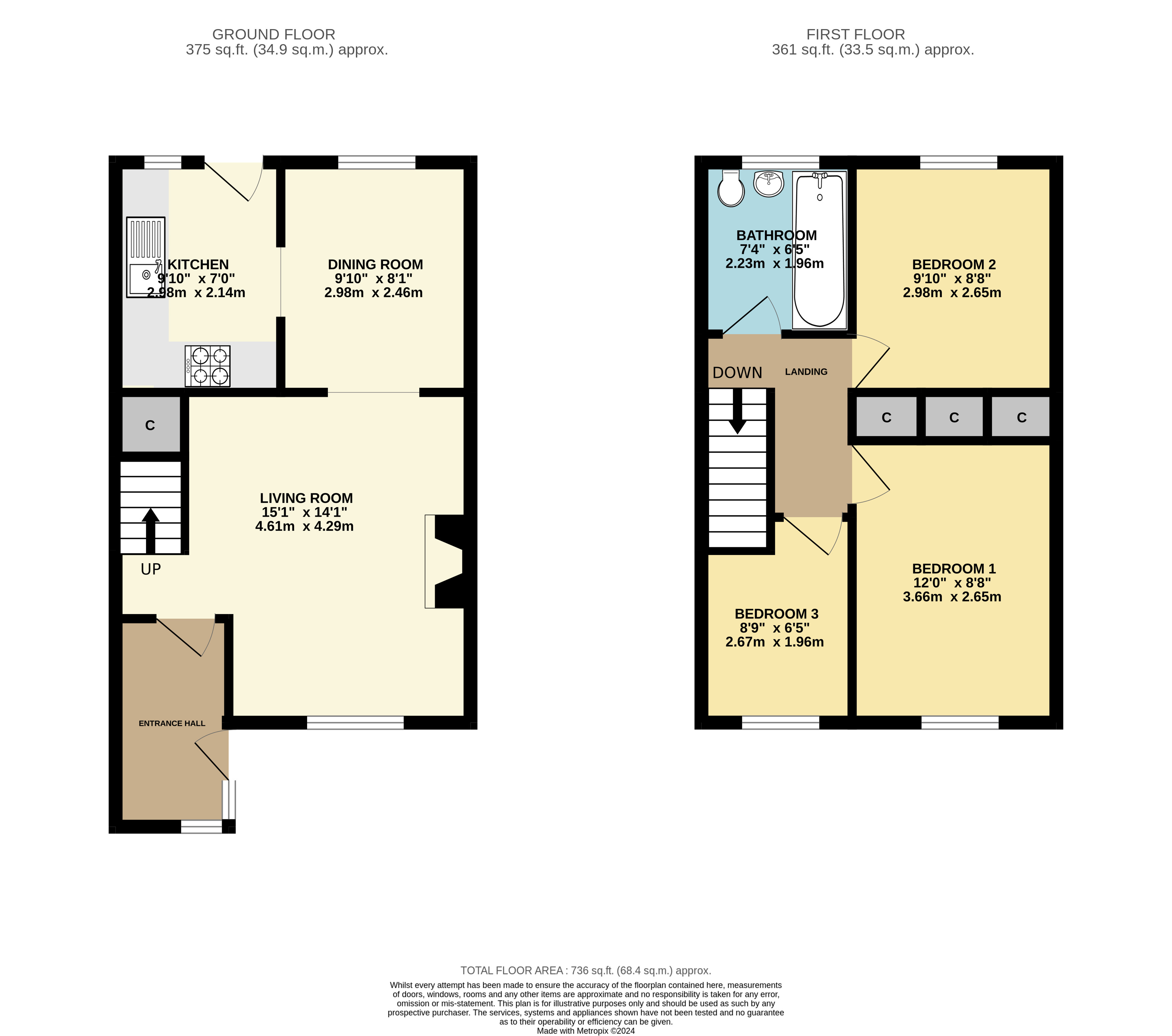 2 Burges Close, Wiveliscombe Taunton Somerset, Somerset floorplan