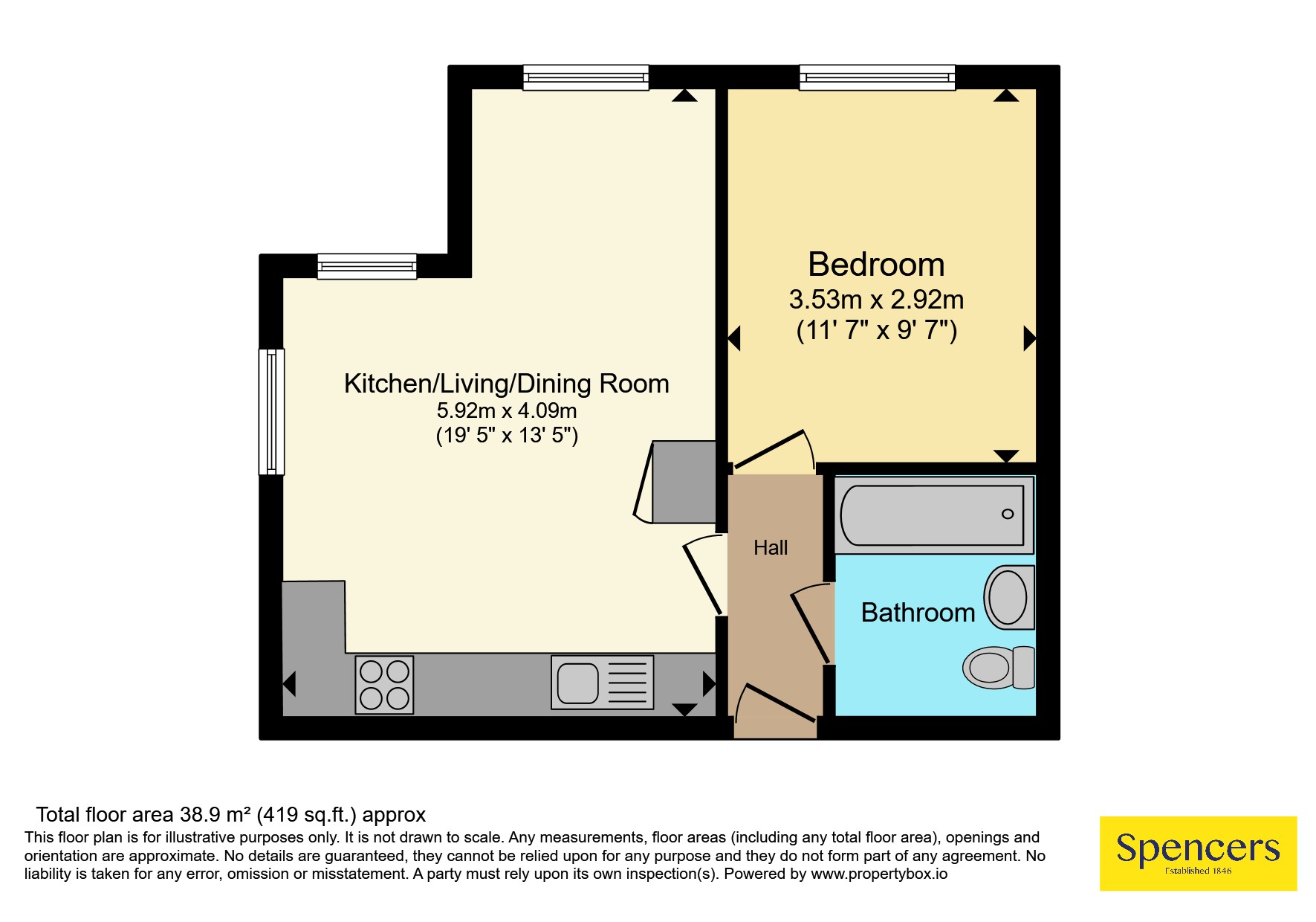 Flat 11, The Limes,, Bull Head Street, Leicestershire floorplan