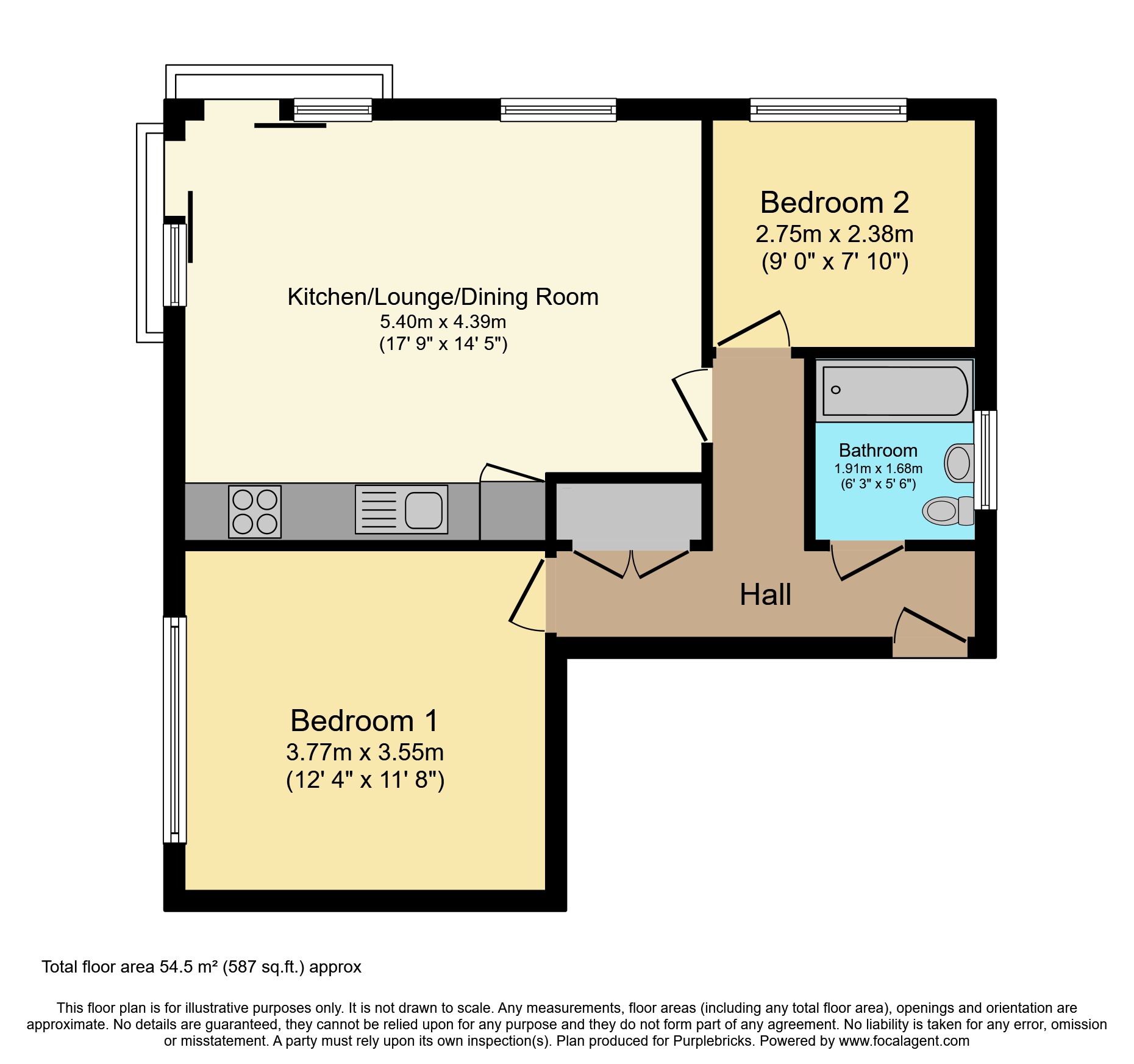 28, Marvell Way, Rotherham floorplan