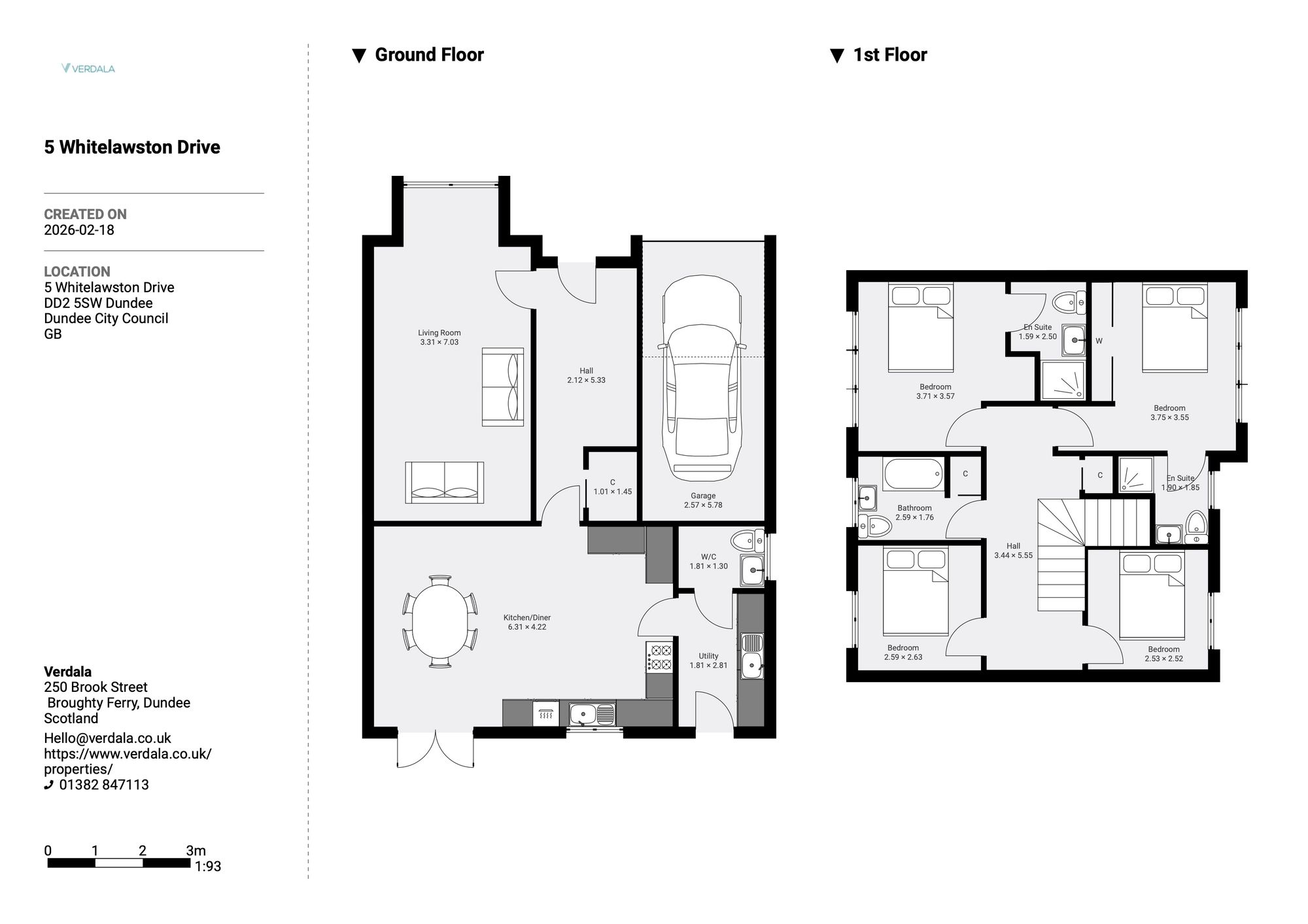 5 Whitelawston Drive, Dundee floorplan