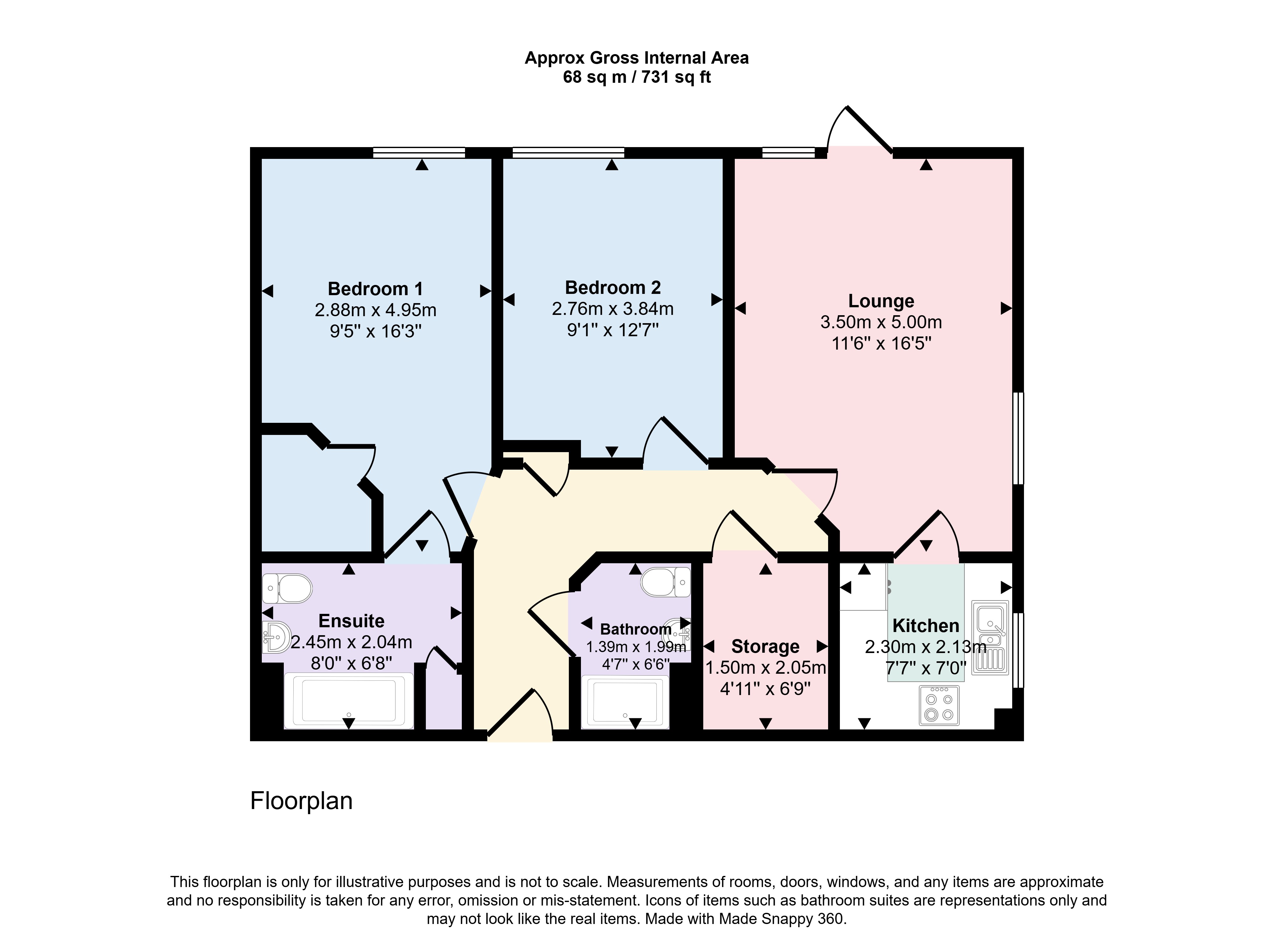 28 Greenhaven, 1-5, Lindsay Road, Poole floorplan