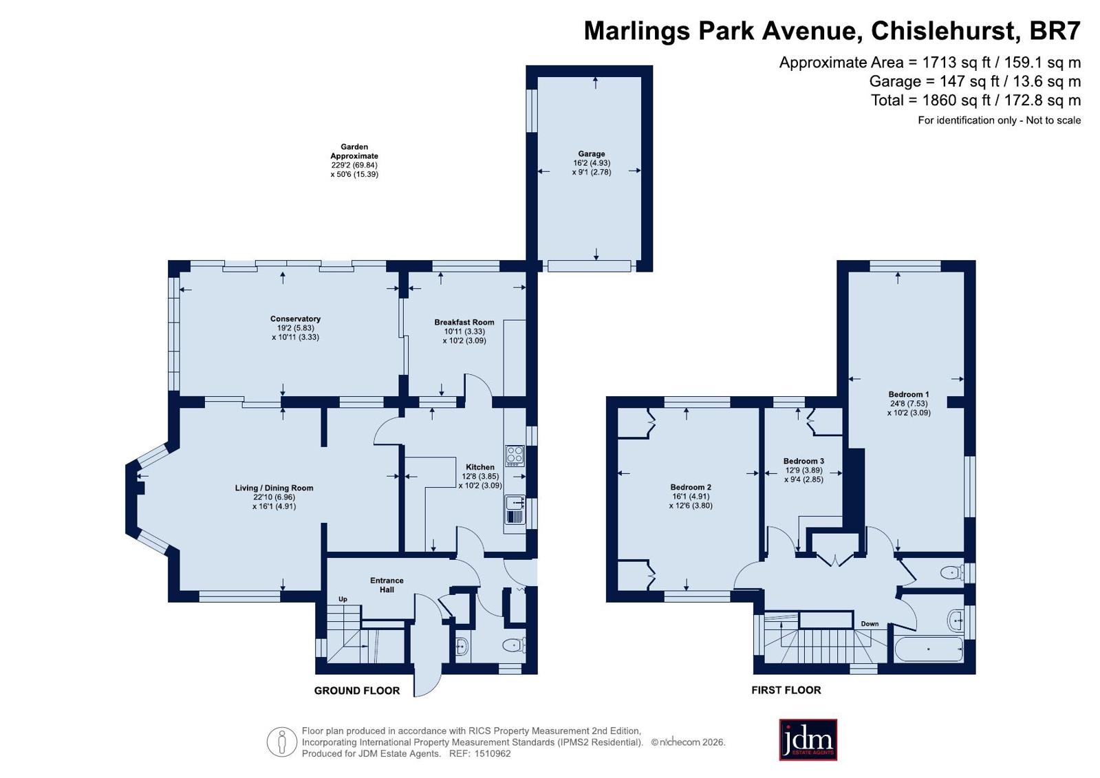 38, Marlings Park Avenue, Chislehurst floorplan
