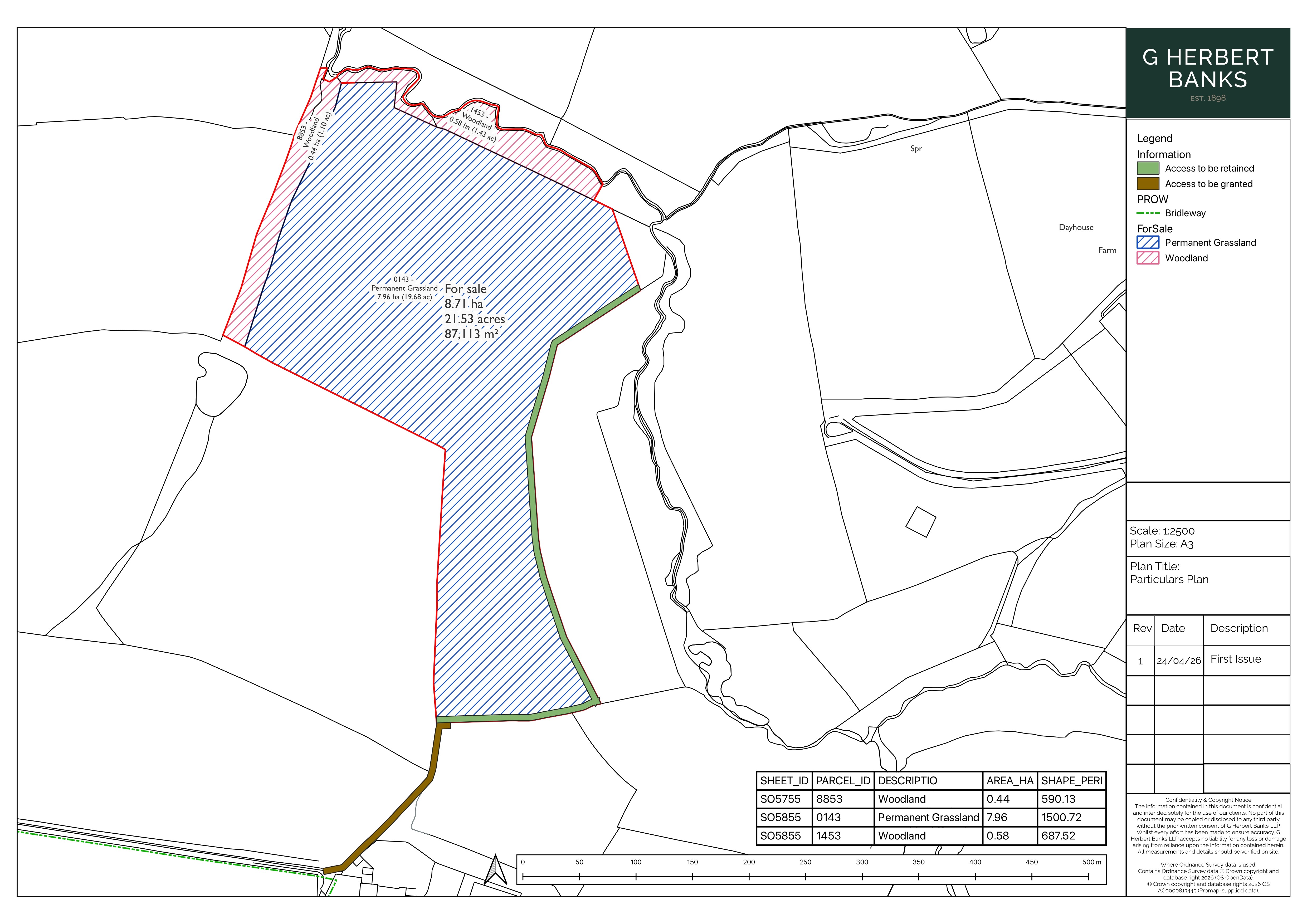 21.53 Acres, Pastureland, Marston Stannett, Leominster floorplan