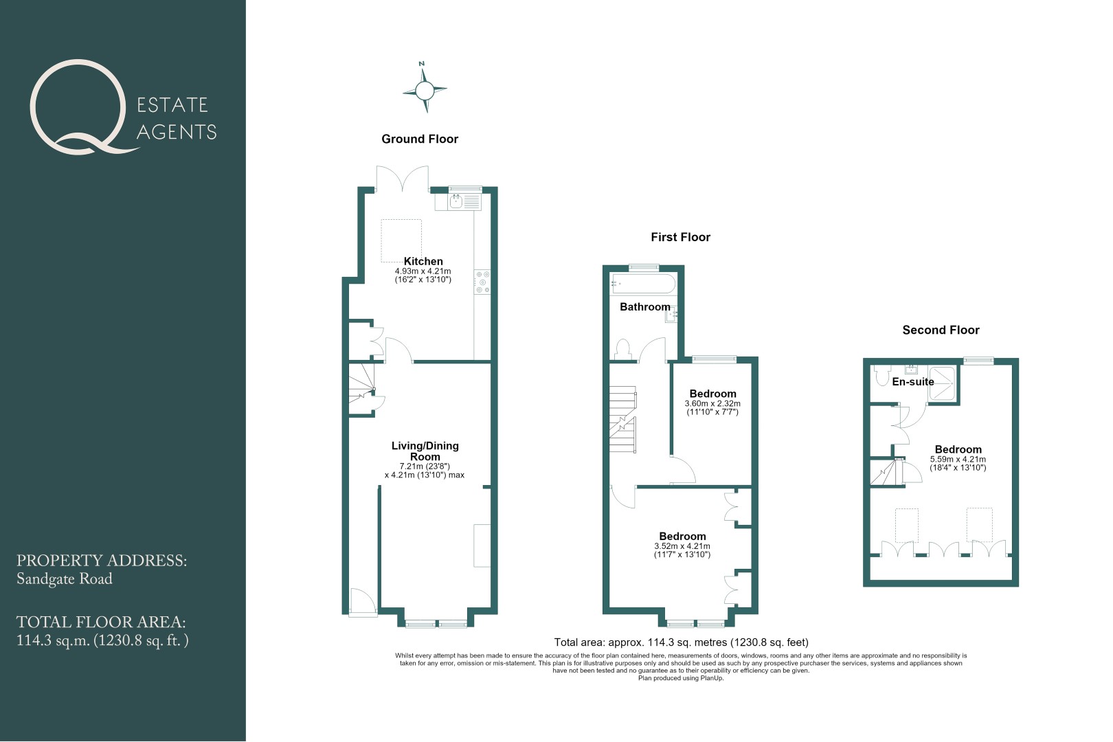 9, Sandgate Road, Brighton floorplan