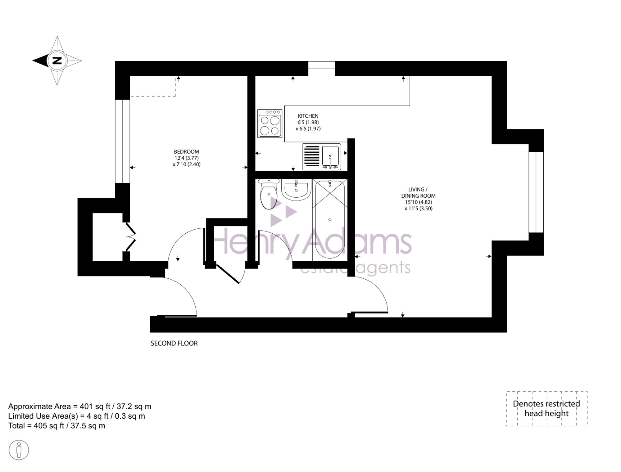 Flat 6, Mcrae Court Lewis Road, Chichester floorplan