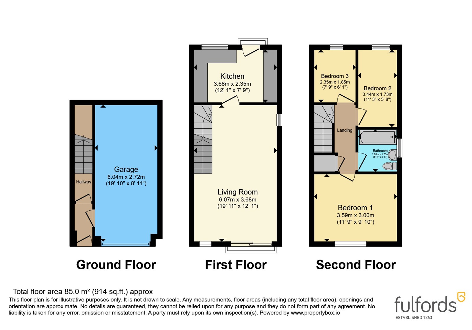 34, White Friars Lane, Plymouth floorplan