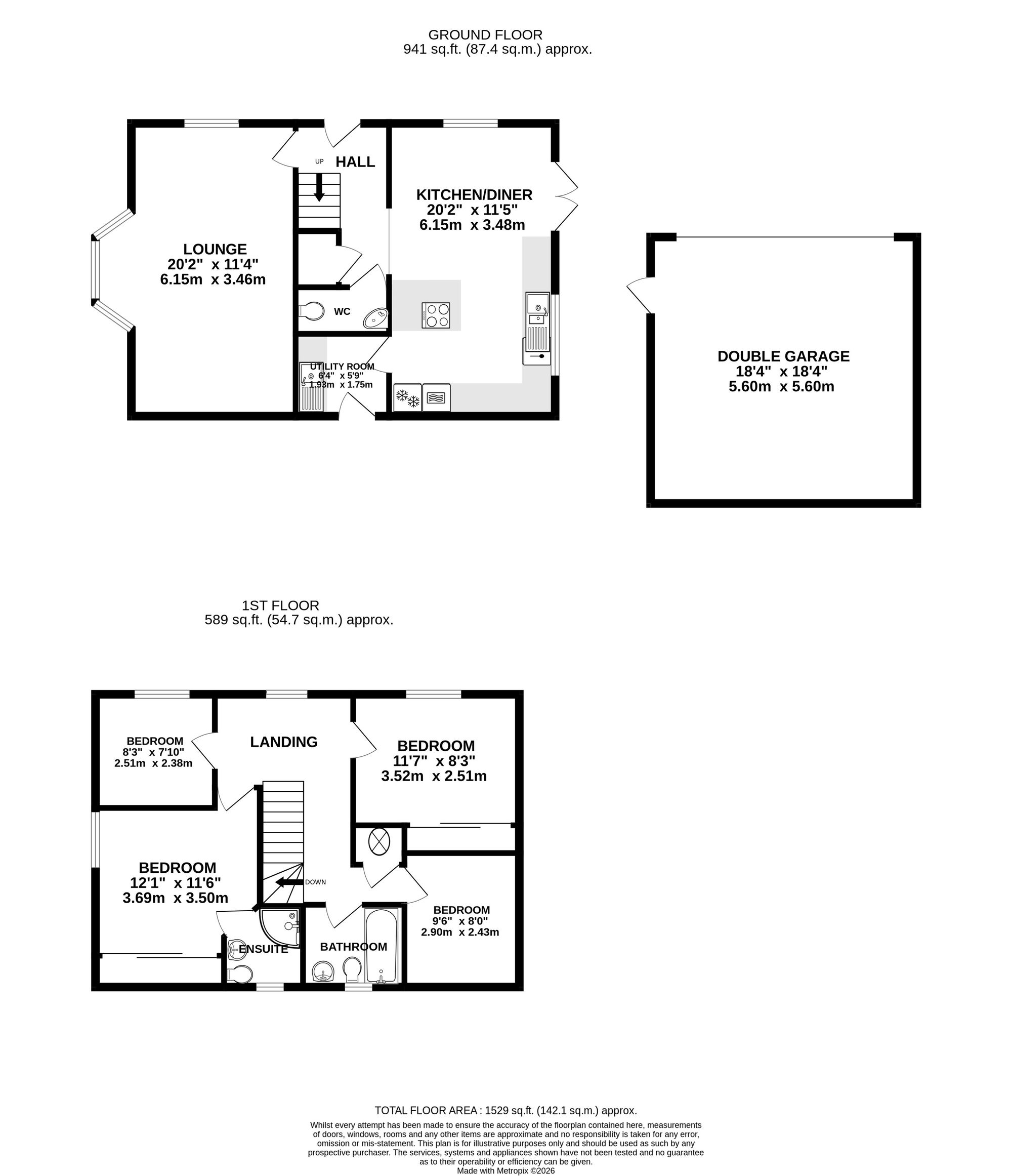 99 Round Ring Gardens, Penryn floorplan
