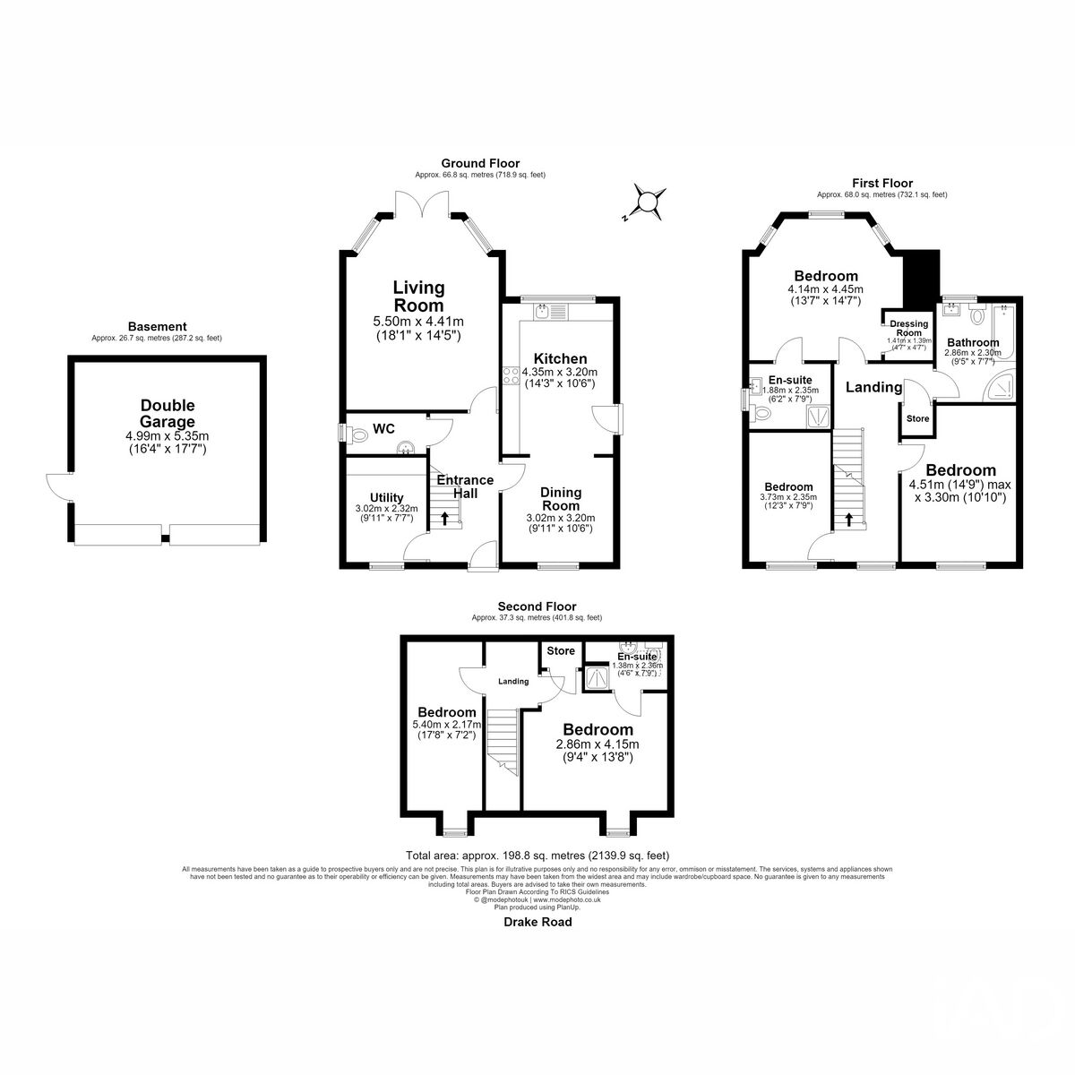 85, Drake Road, Grays floorplan
