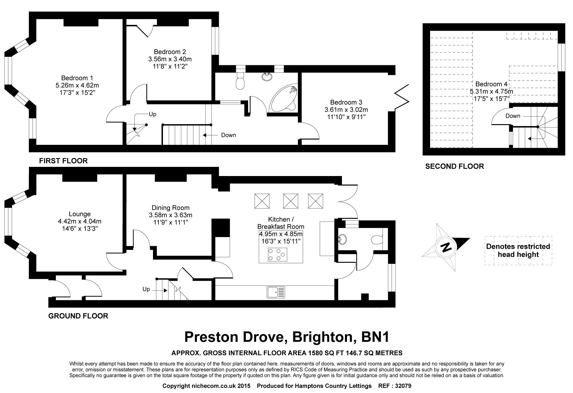 4 Bedrooms Terraced house to rent in Preston Drove, Brighton BN1