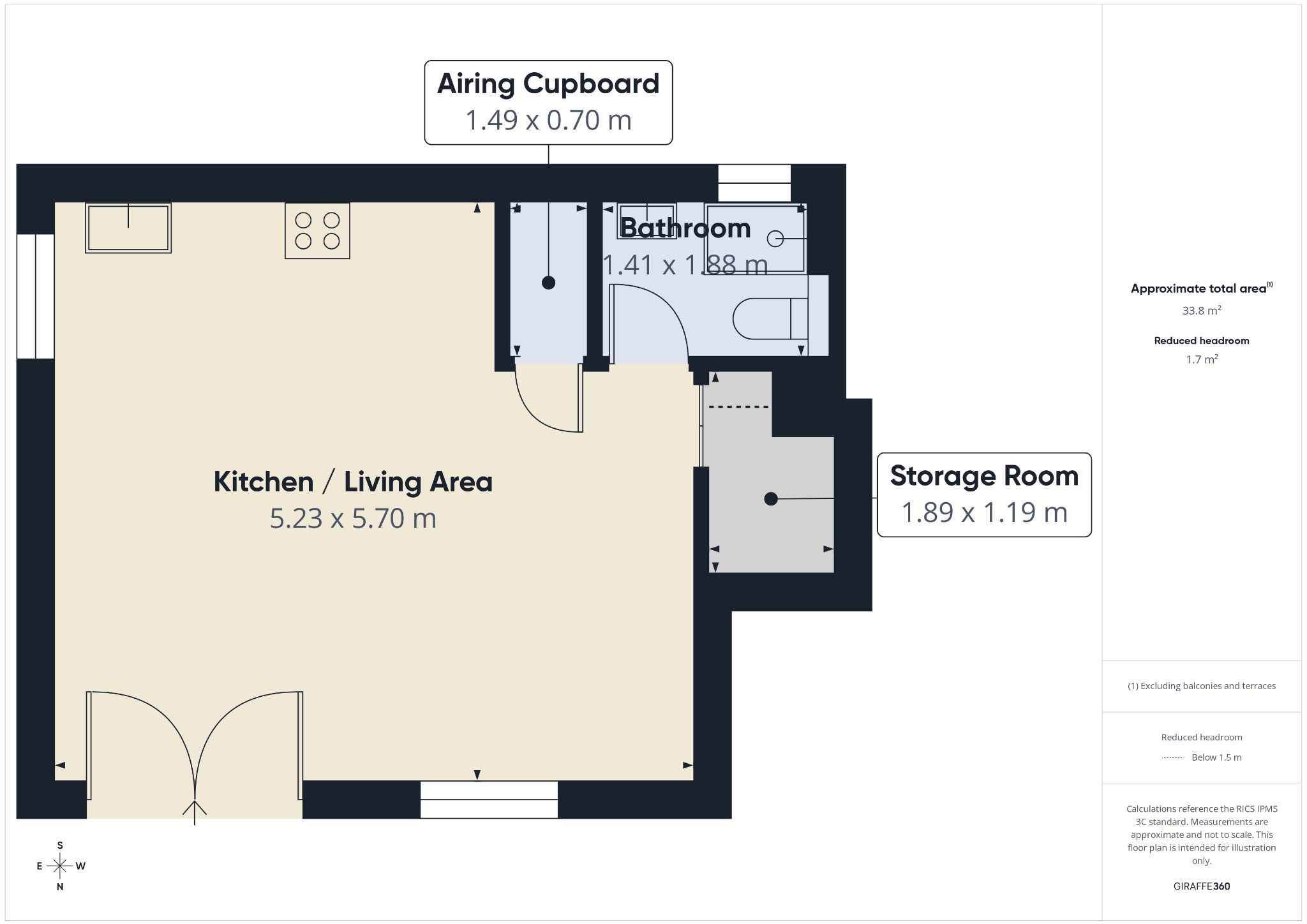 Flat, 4 Killarney Court, Waltham Cross floorplan